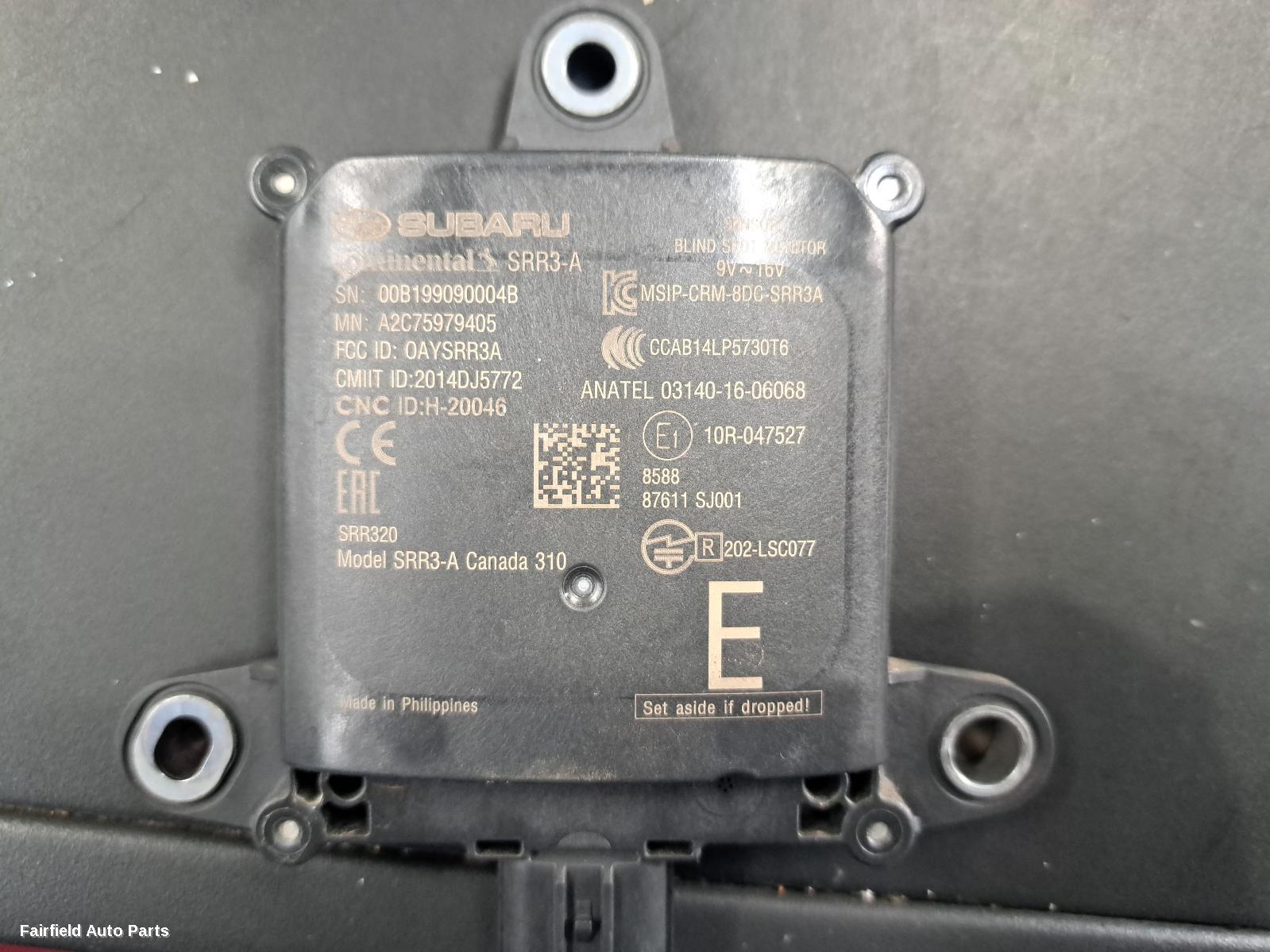 2018-2024 Subaru Forester Reverse Camera