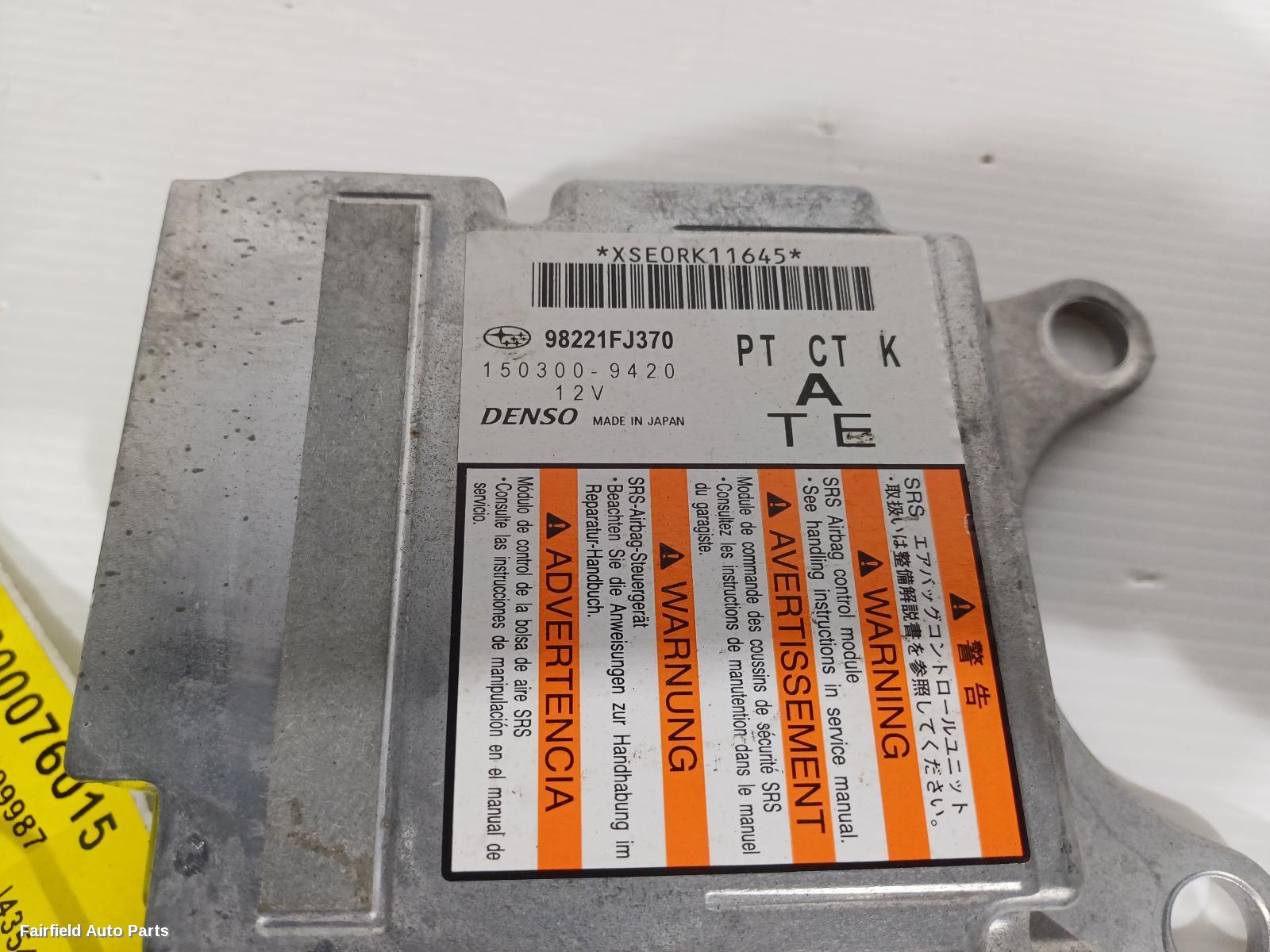 2011-2017 Subaru Impreza Airbag Module Sensor
