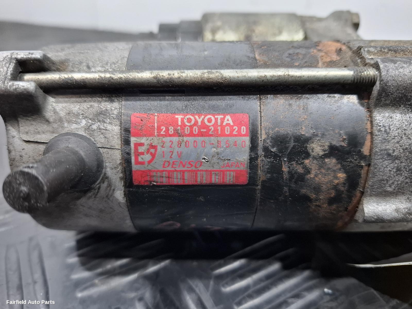 2001 Toyota Echo Starter