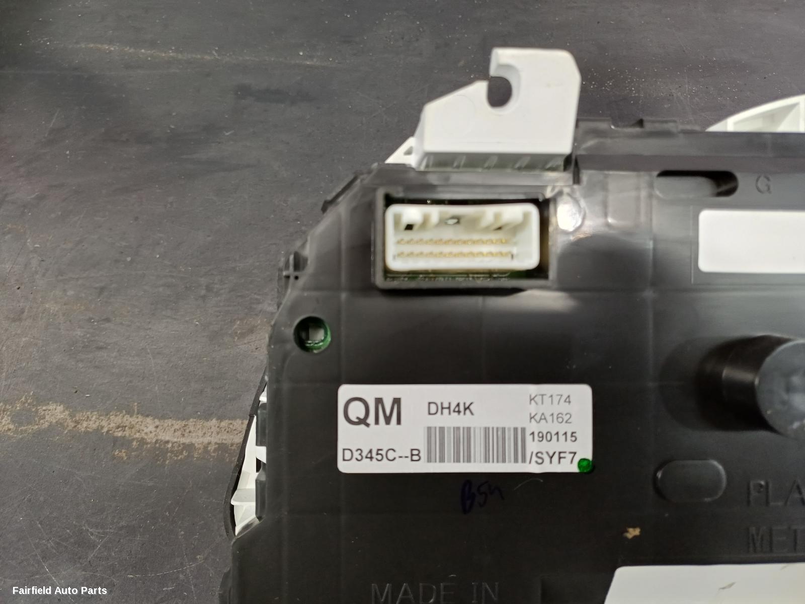 2018-2025 Mazda Cx3 Instrument Cluster
