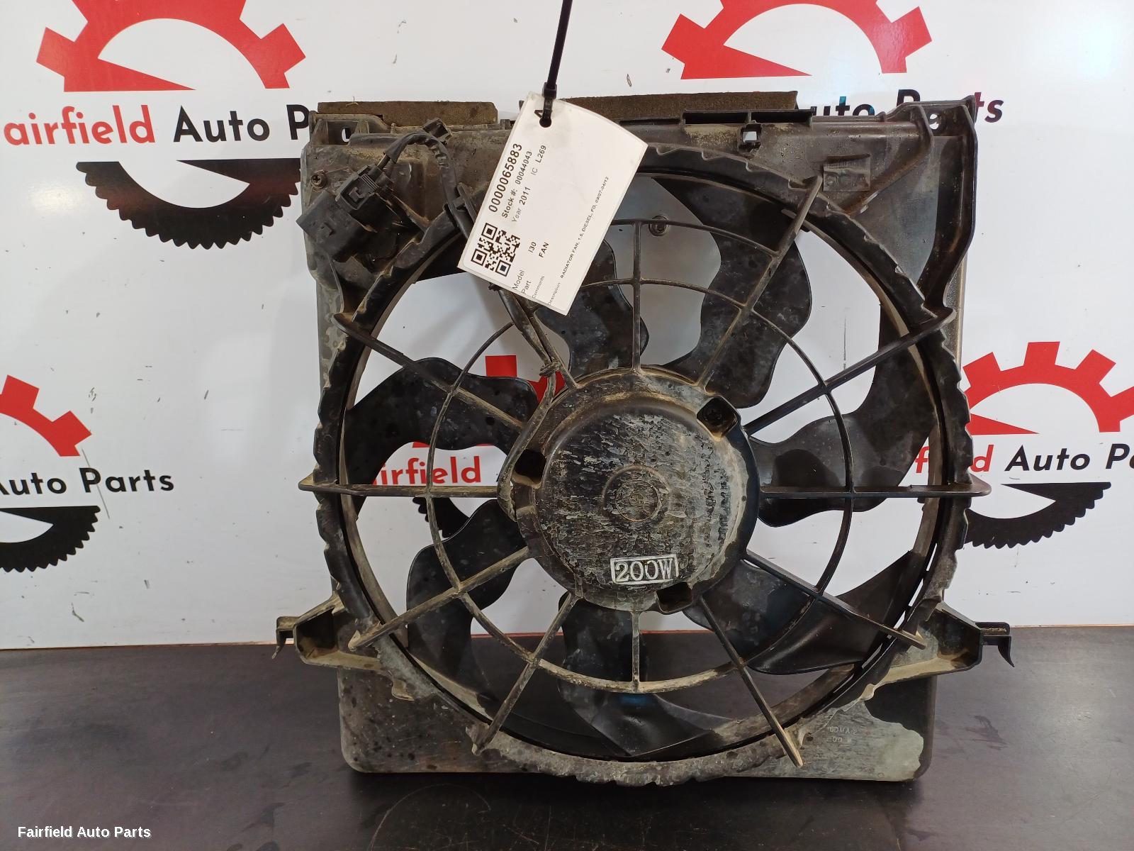 2007-2012 Hyundai I30 Fan