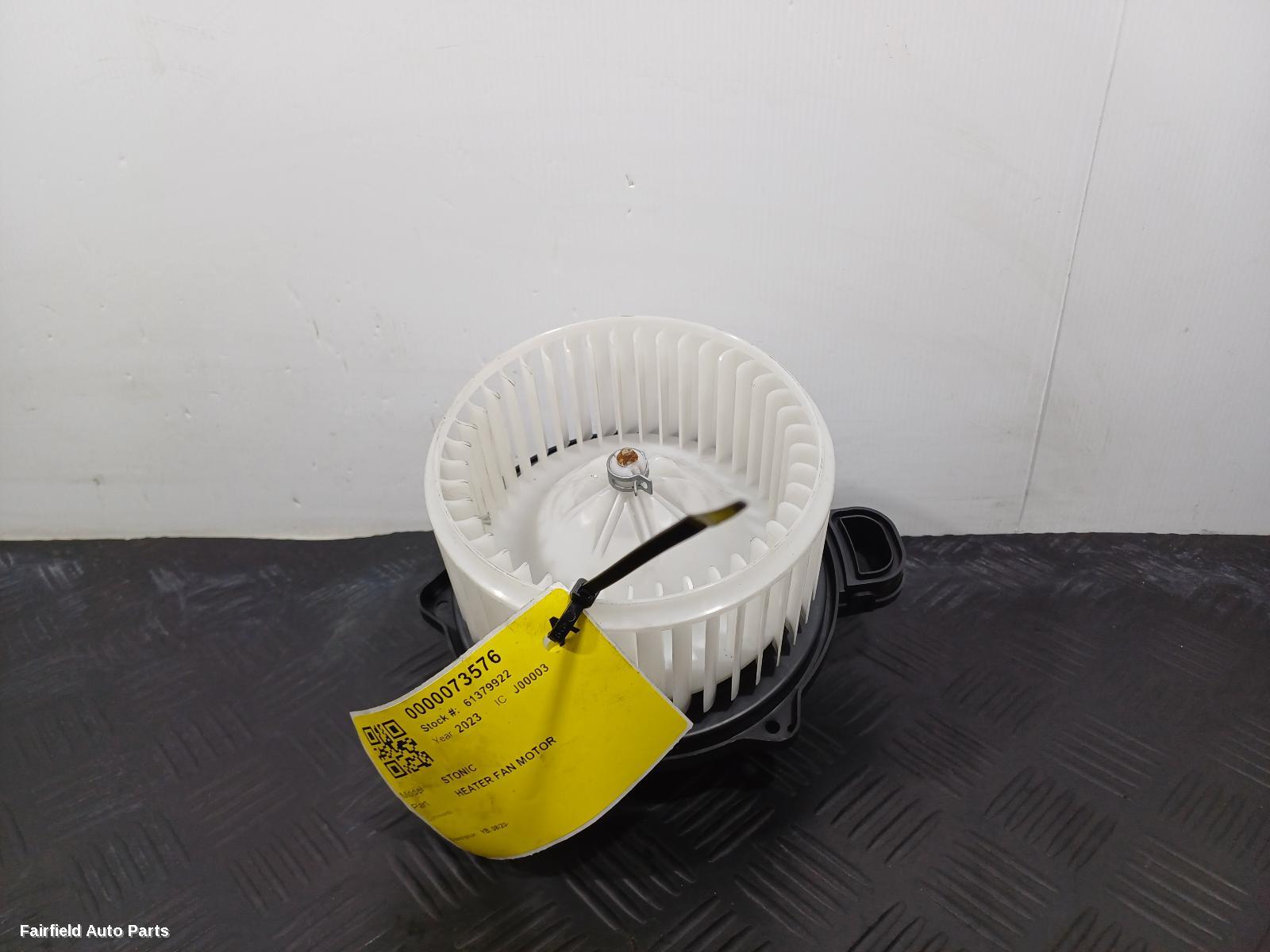 2020-2026 Kia Stonic Heater Fan Motor