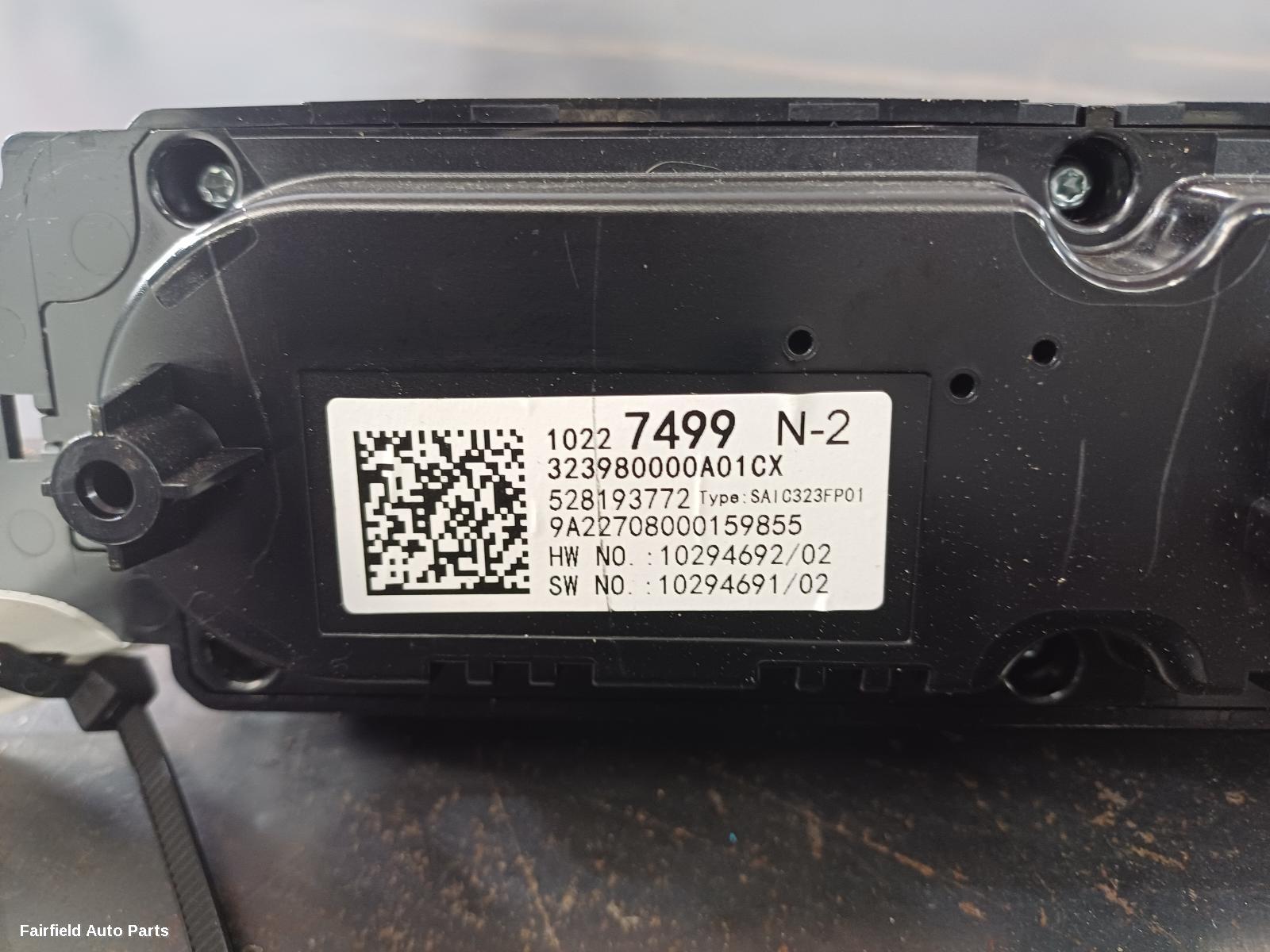 2016-2024 Mg Mg3 Heater Ac Controls