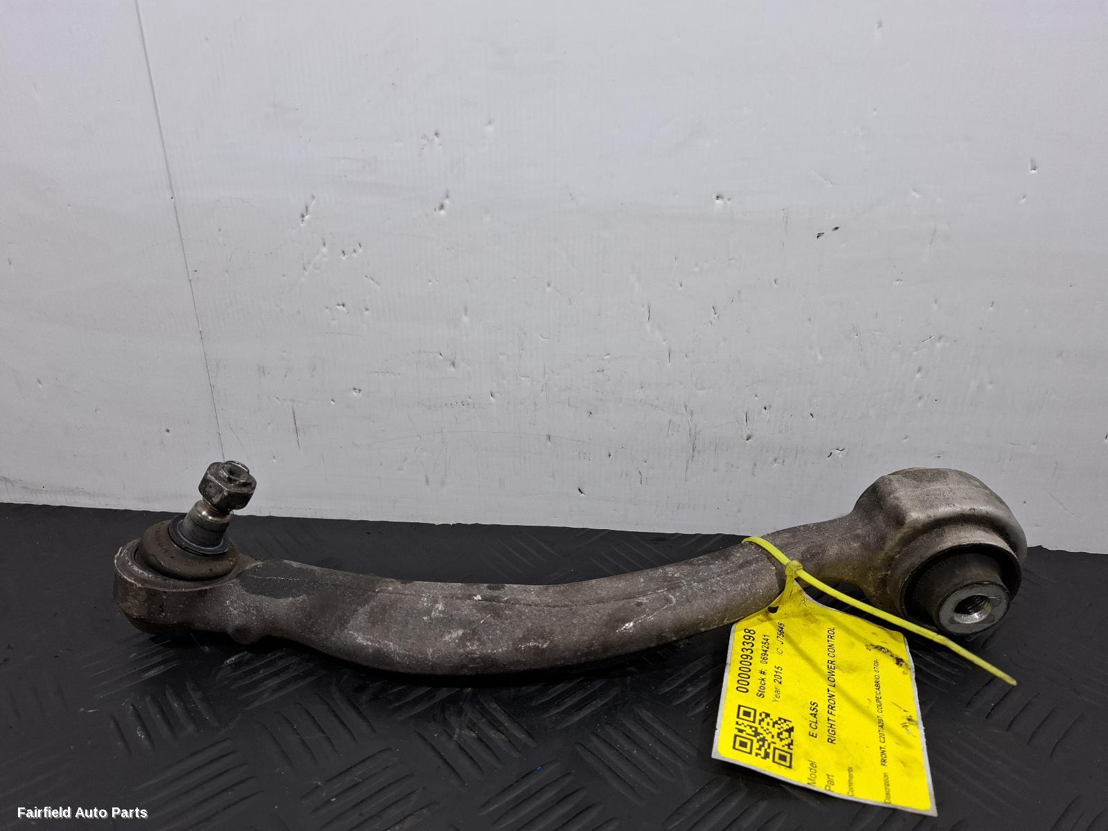 2015 Mercedes E Class Right Front Lower Control Arm