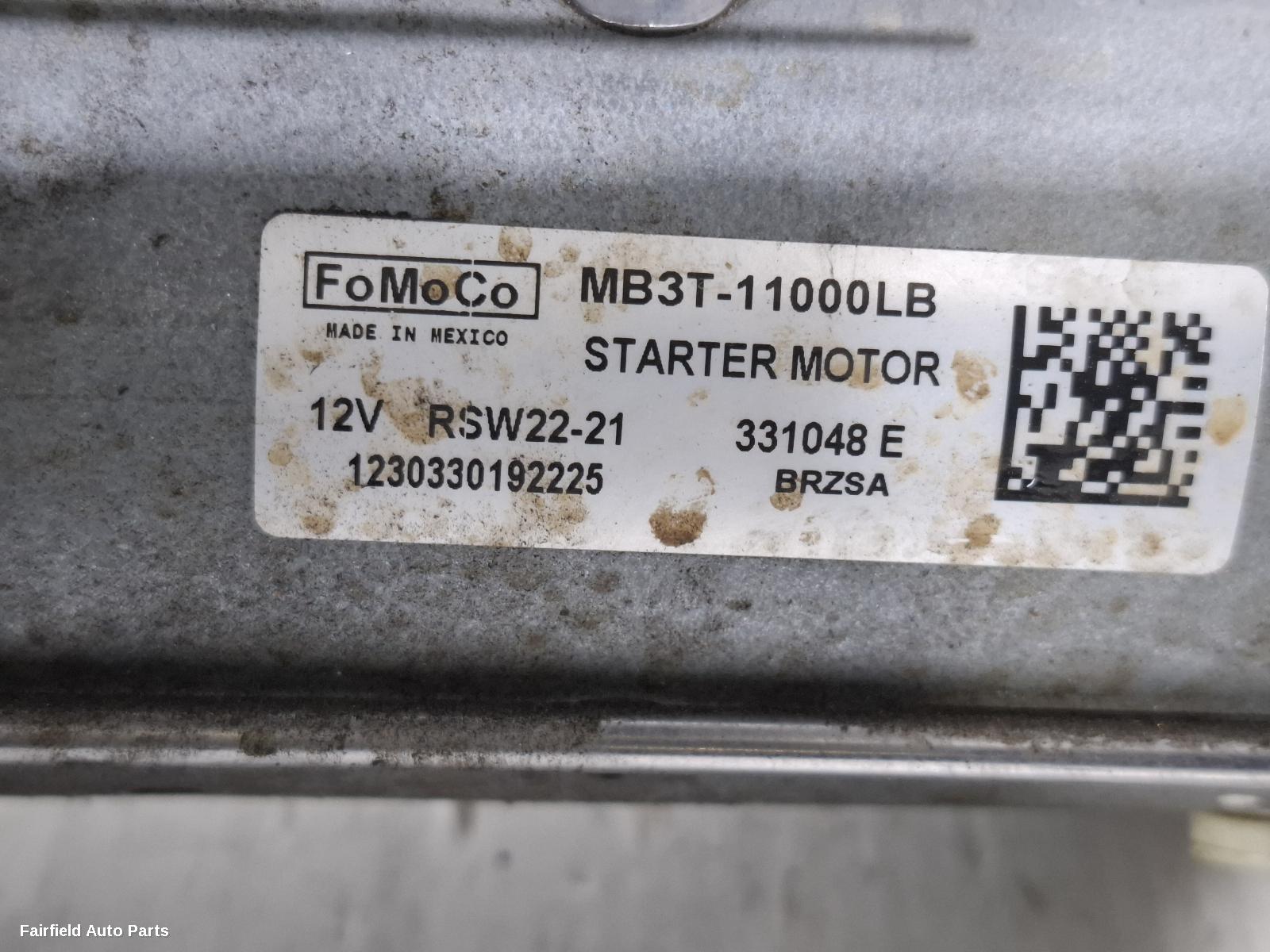2022-2026 Ford Ranger Starter