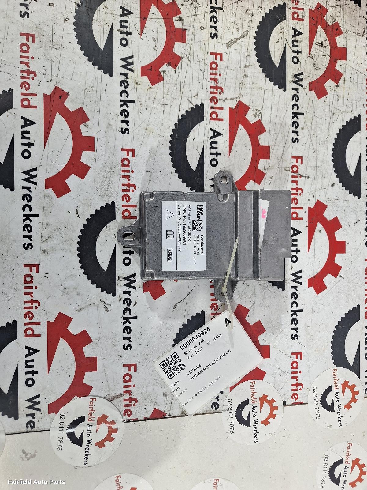 2017-2023 Bmw 5 Series Airbag Module Sensor