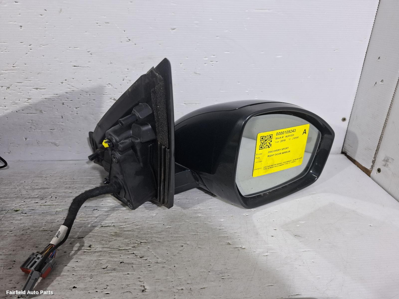 2015-2019 Land Rover Discovery Sport Right Door Mirror