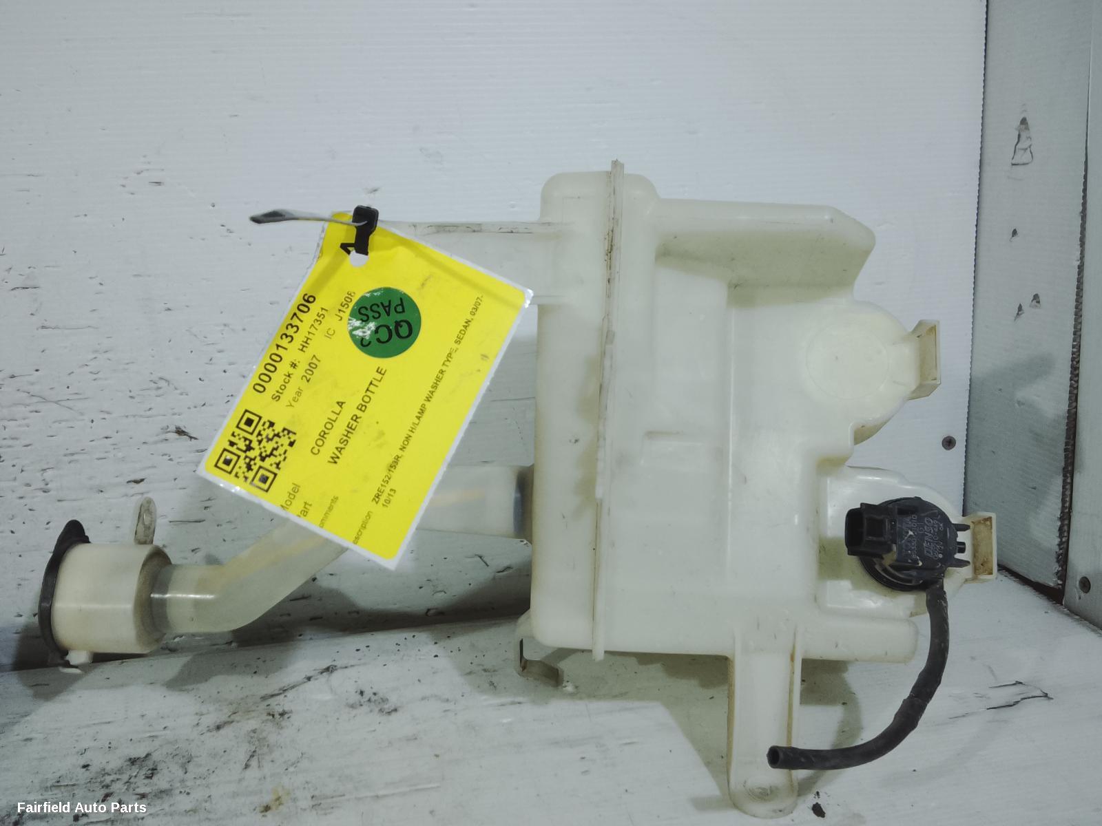 2007-2013 Toyota Corolla Washer Bottle