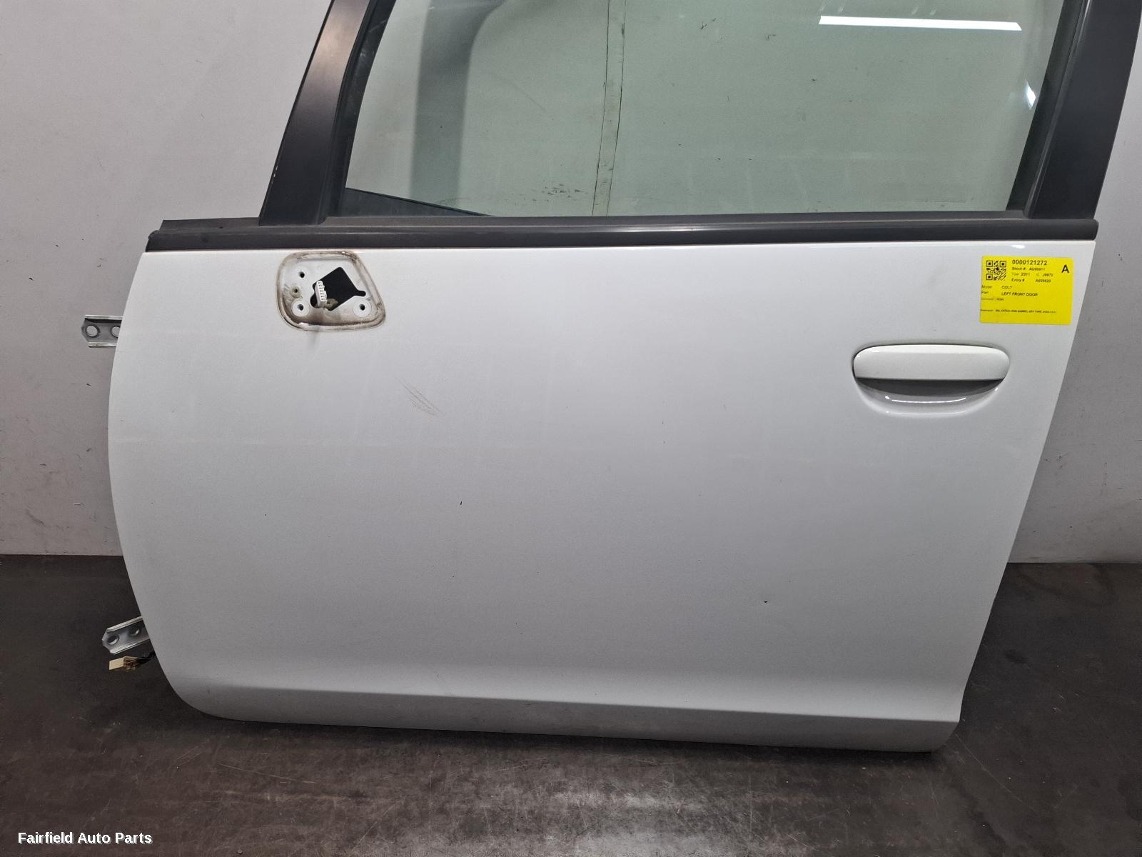 2002-2011 Mitsubishi Colt Left Front Door