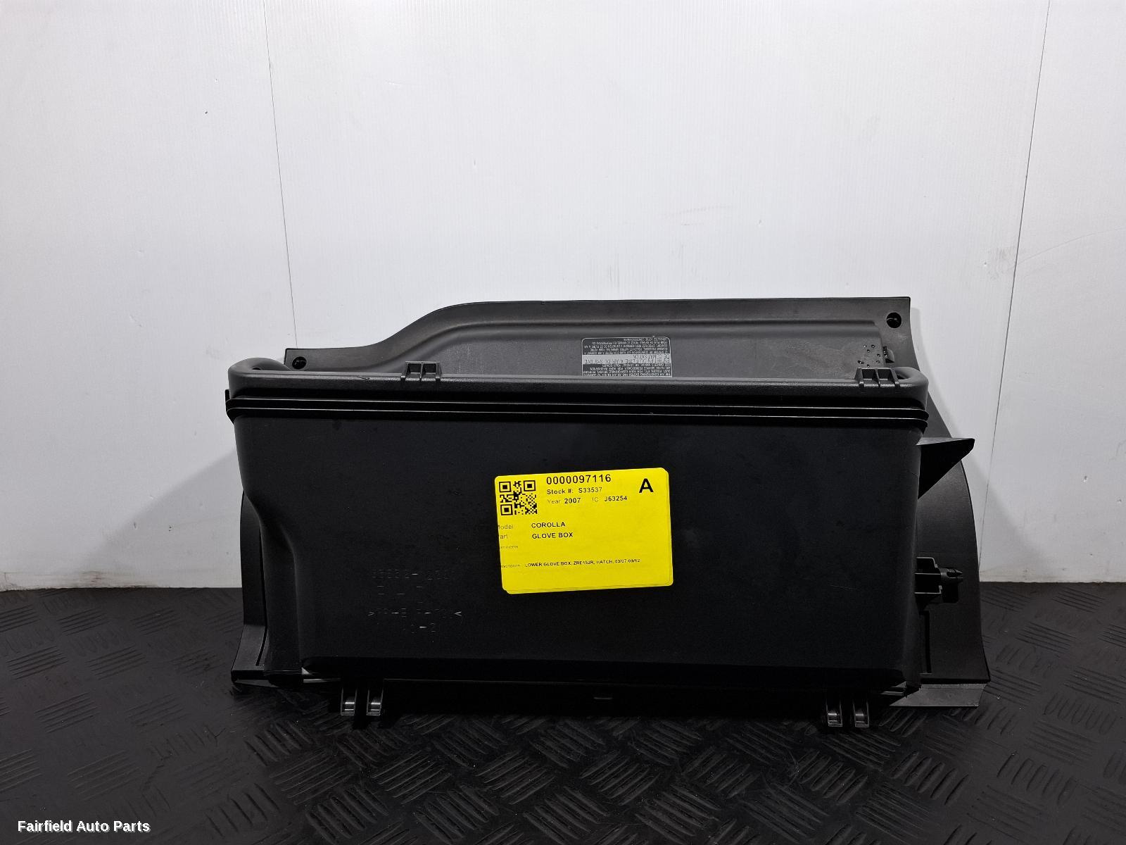 2007-2012 Toyota Corolla Glove Box