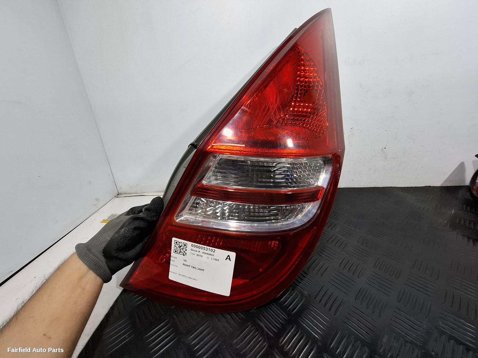 2007-2012 Hyundai I30 Right Taillight