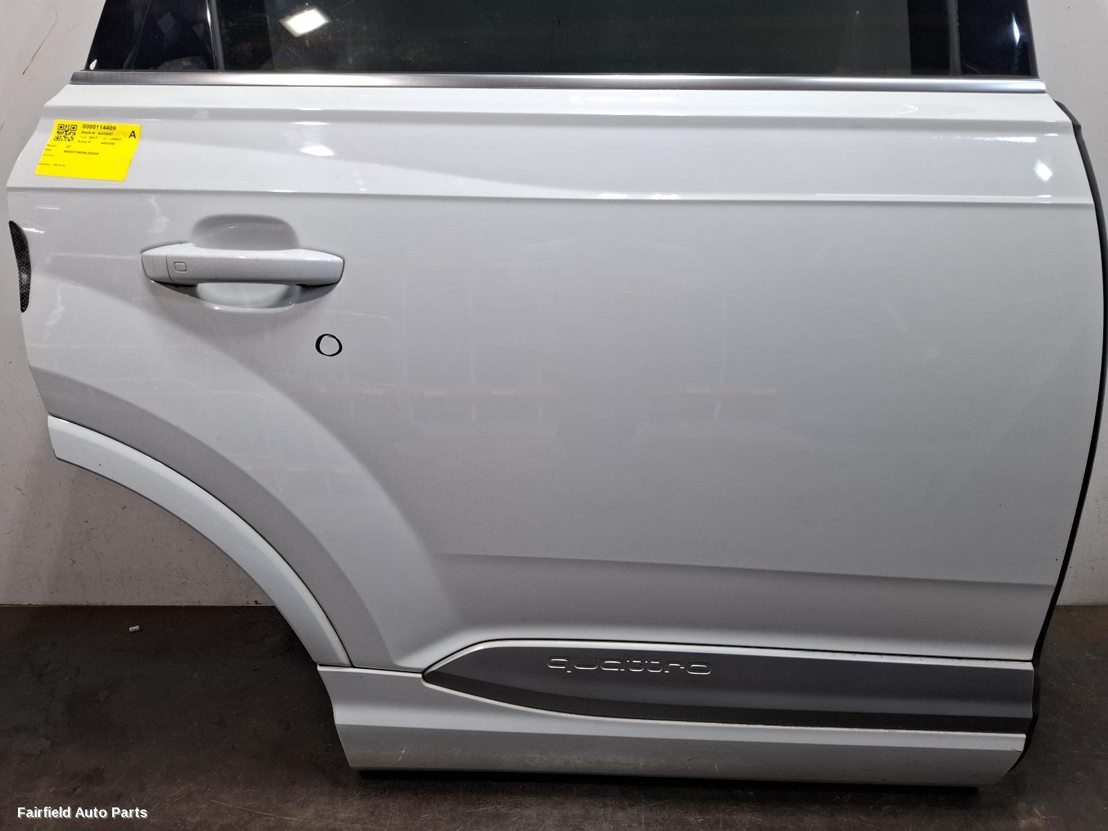 2015-2025 Audi Q7 Right Rear Door Sliding