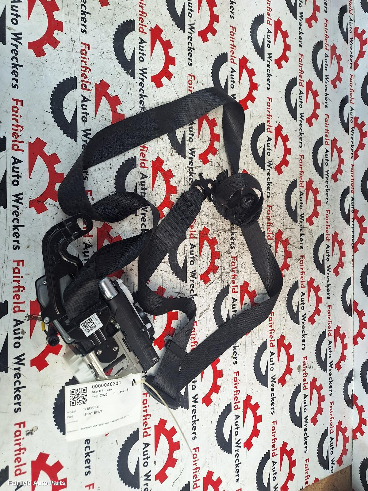 2017-2023 Bmw 5 Series Seatbelt Stalk