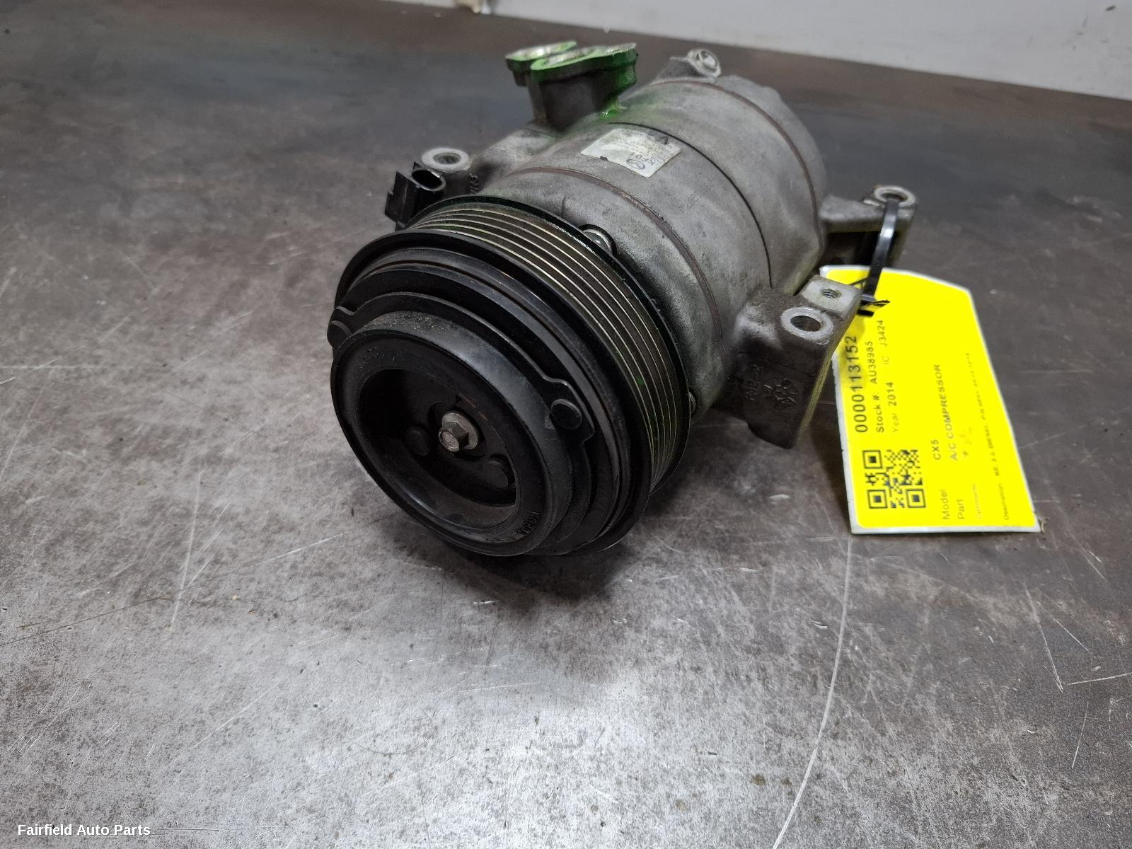 2012-2016 Mazda Cx5 A C Compressor