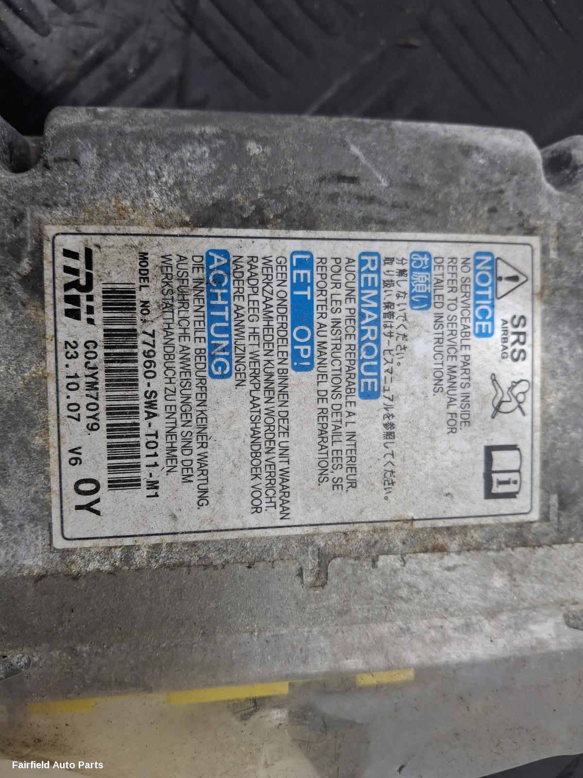 2007-2012 Honda Crv Airbag Module Sensor
