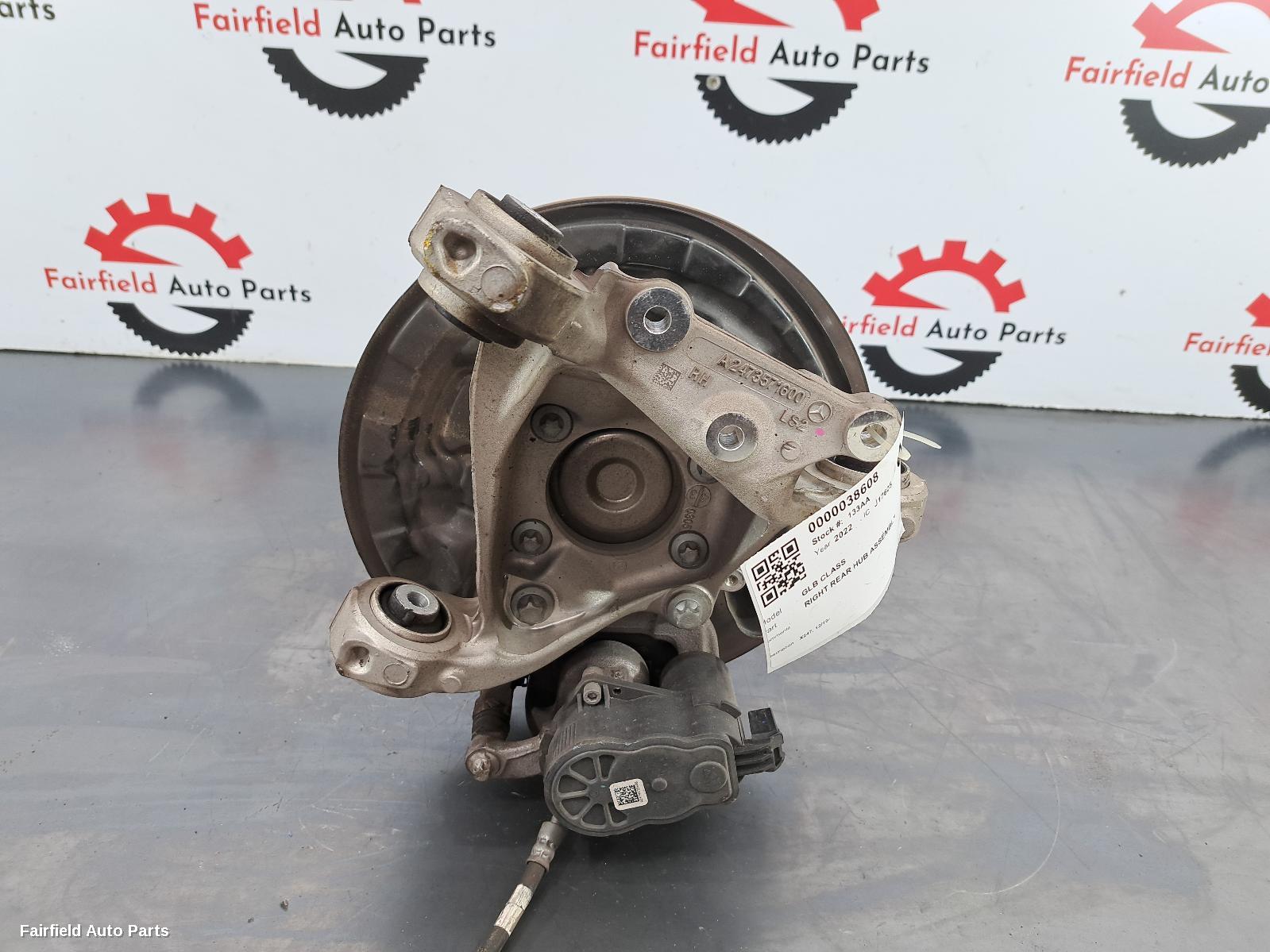 2019-2026 Mercedes Glb Class Right Rear Hub Assembly