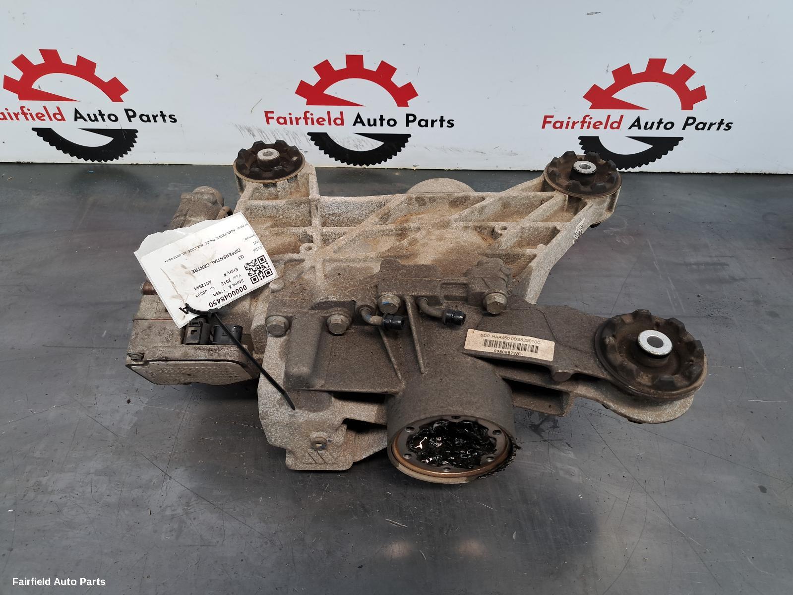 2012 Audi Q3 Differential Centre