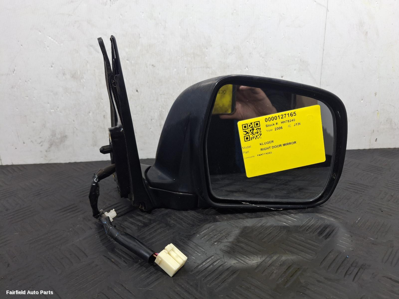 2001-2007 Toyota Kluger Right Door Mirror
