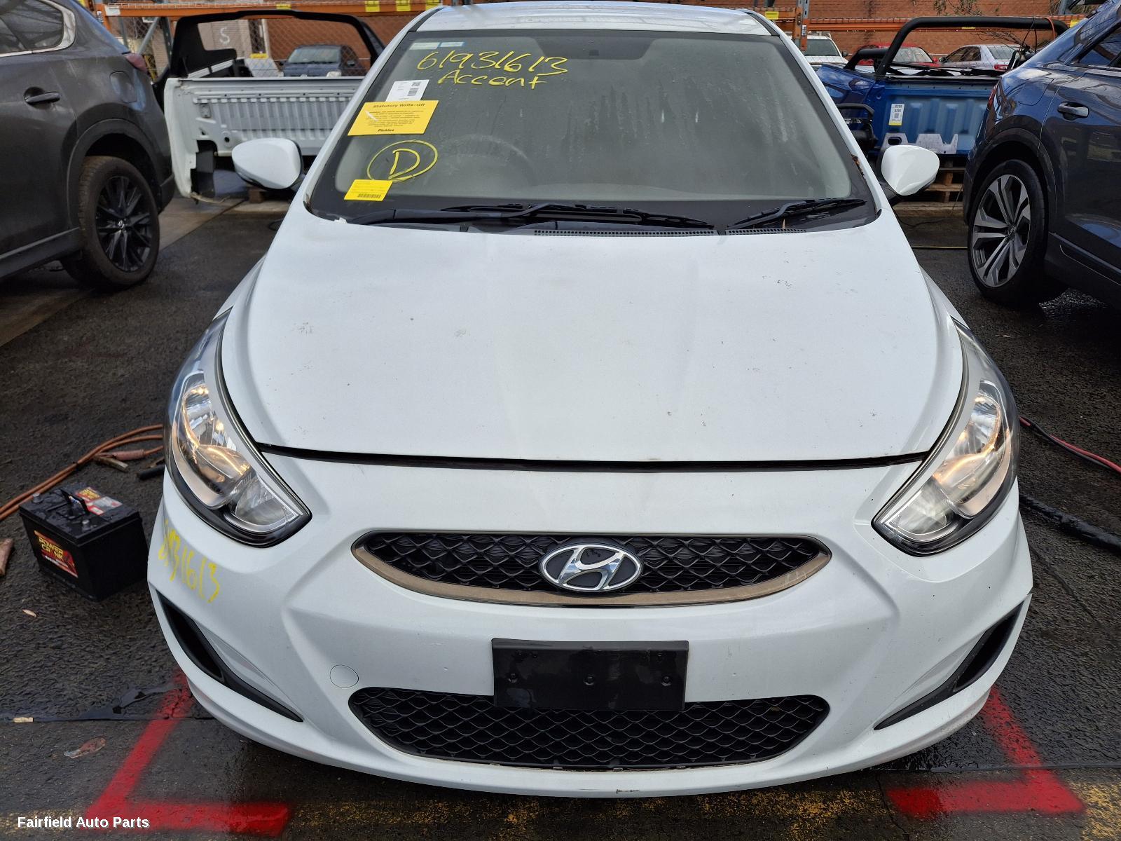 2018 Hyundai Accent Grille