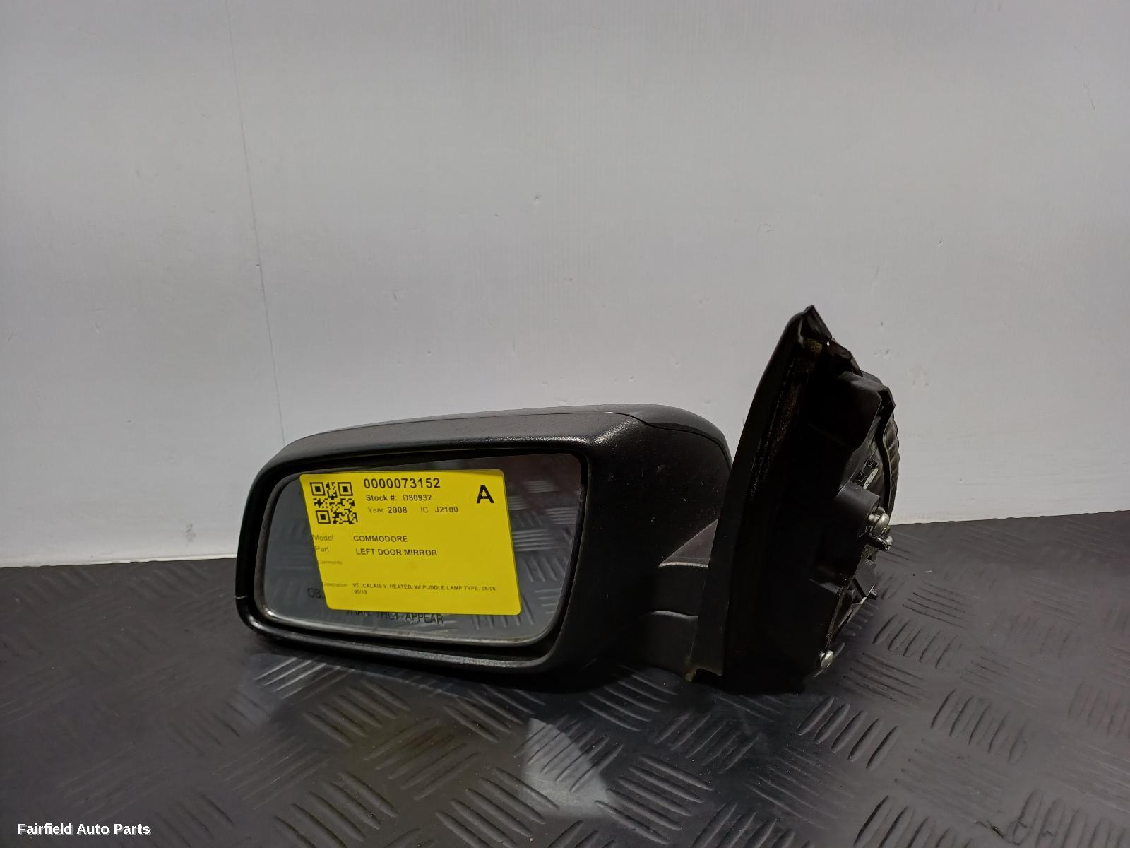 2006-2013 Holden Commodore Left Door Mirror