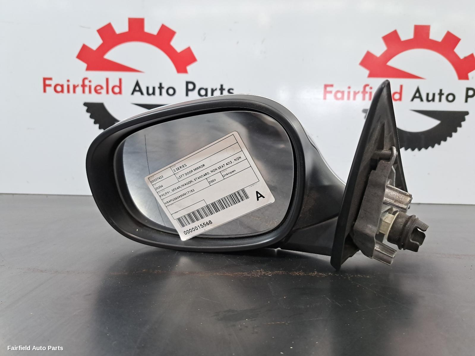2009 Bmw 3 Series Left Door Mirror