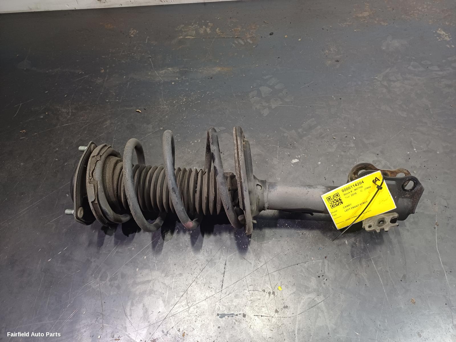 2015-2017 Toyota Camry Left Front Strut