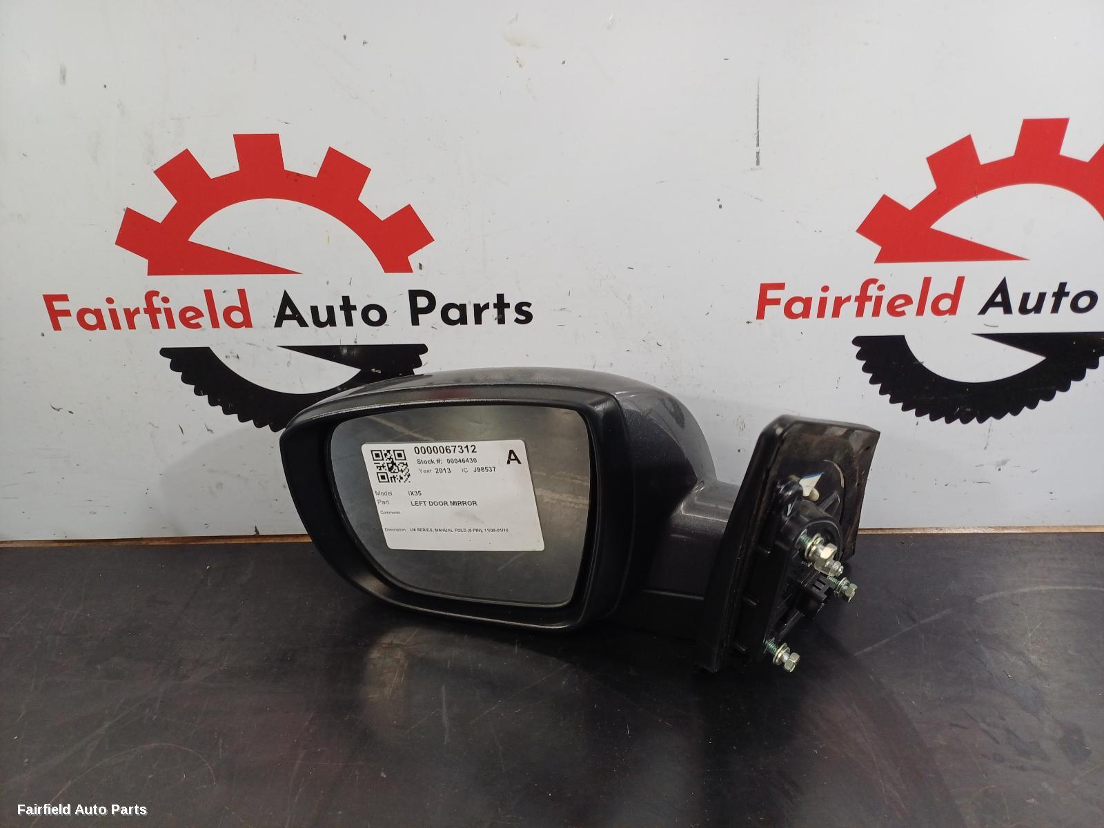 2009-2016 Hyundai Ix35 Left Door Mirror