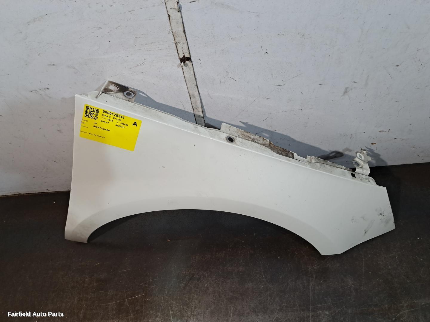 2010-2018 Audi A1 Right Guard