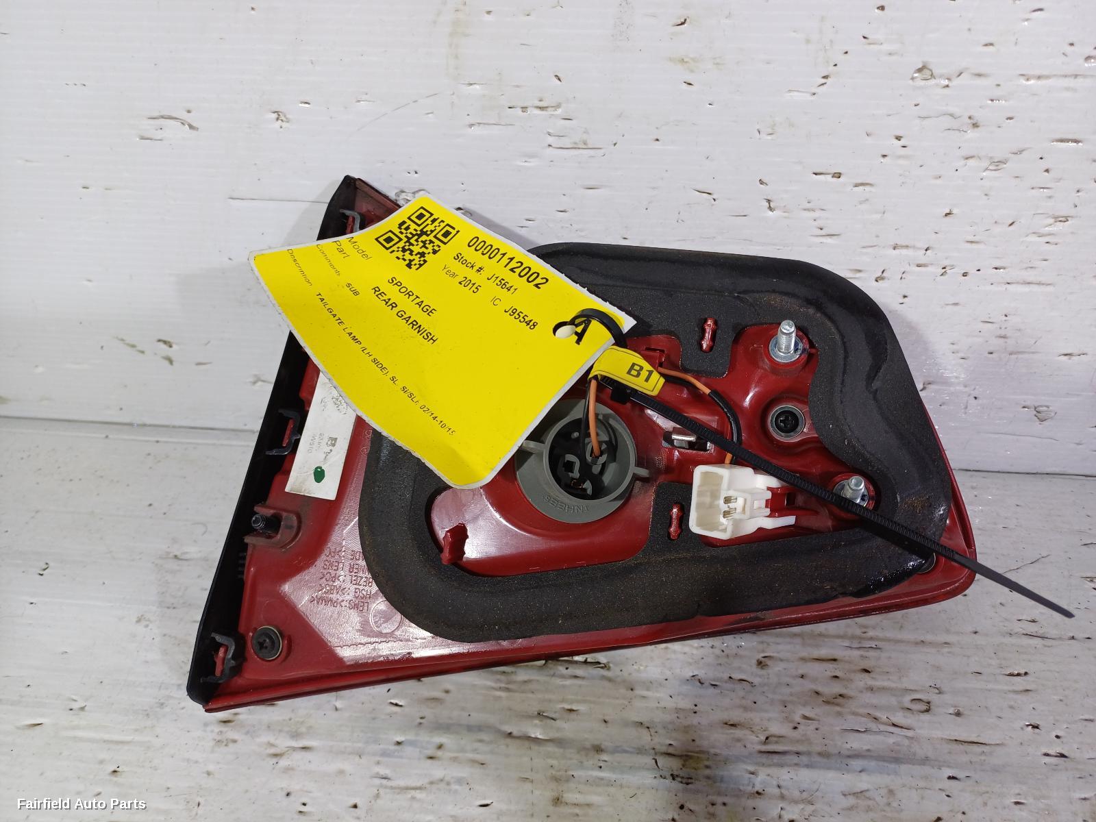2014-2015 Kia Sportage Rear Garnish