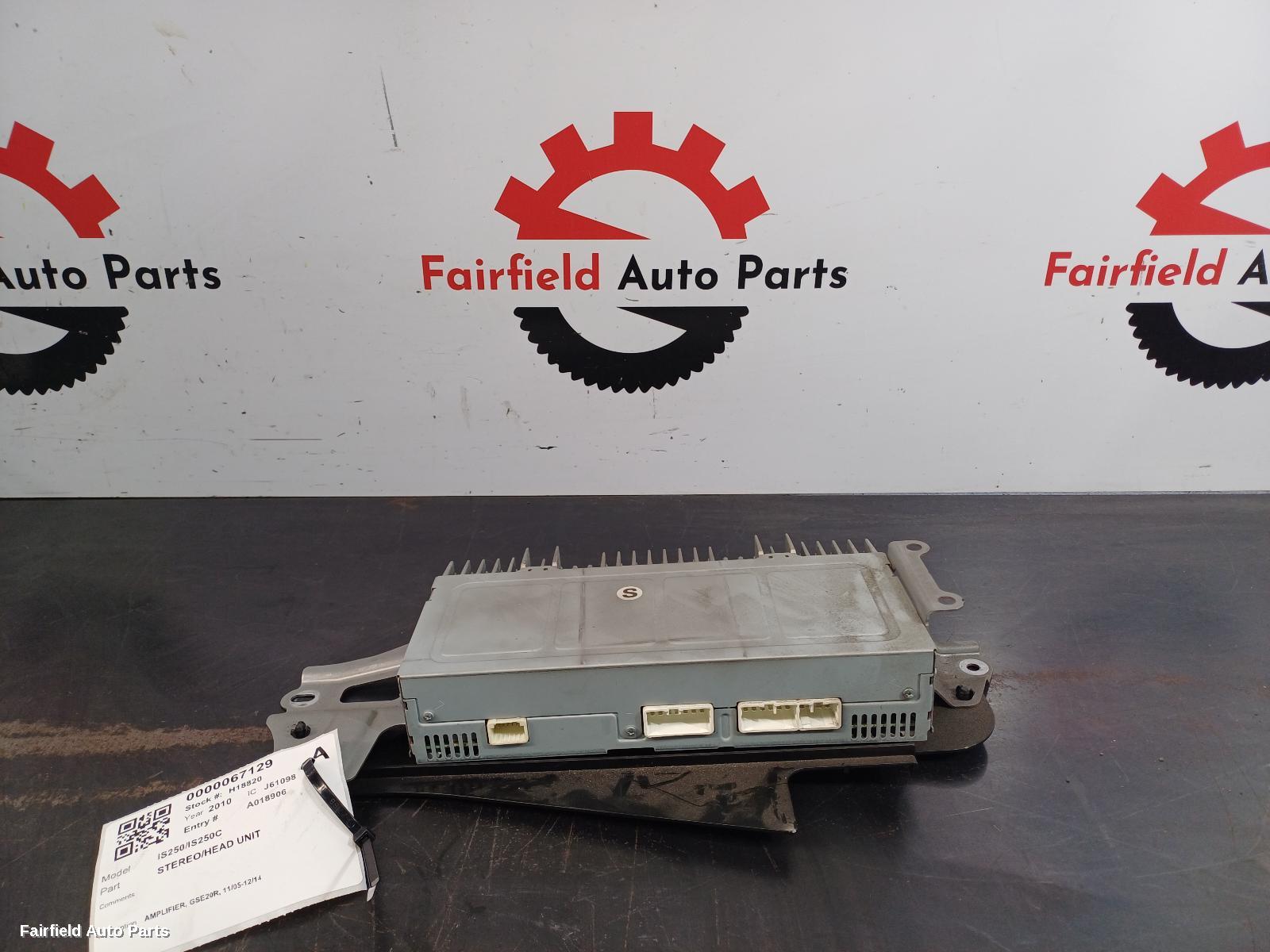 2005-2014 Lexus Is250/is250c Radio Cd Dvd Sat Tv