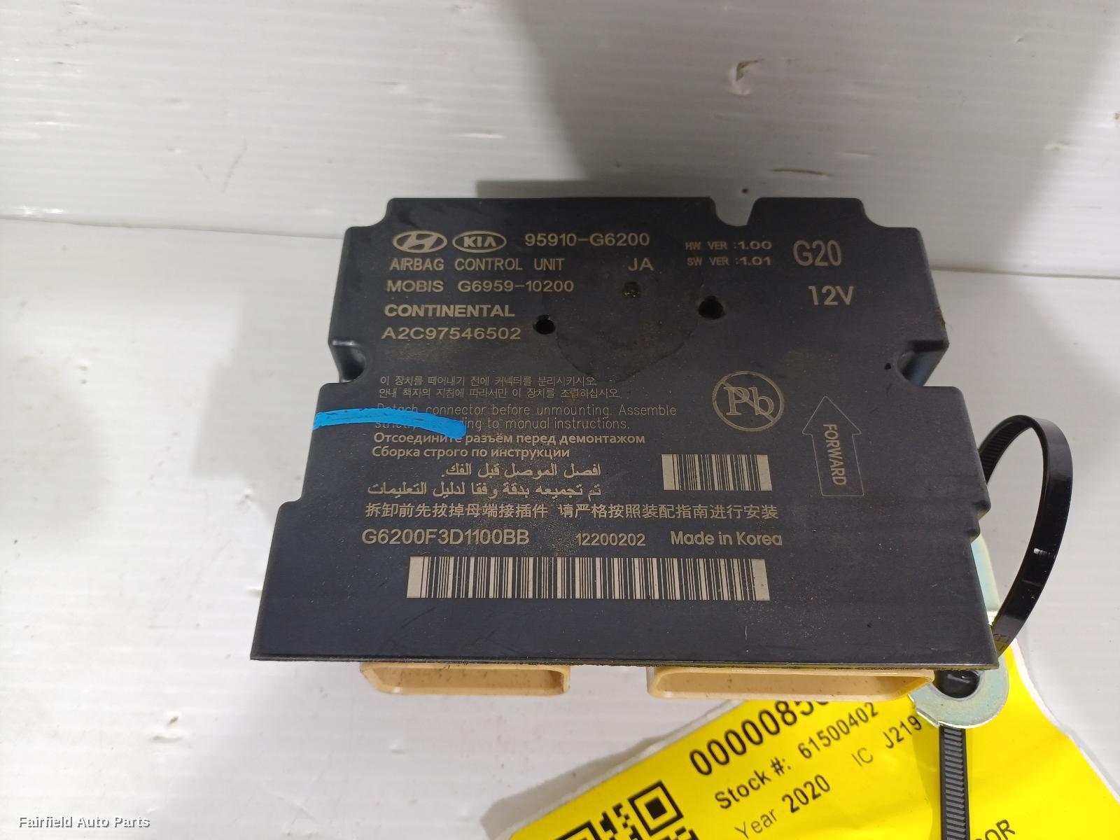 2017-2025 Kia Picanto Airbag Module Sensor