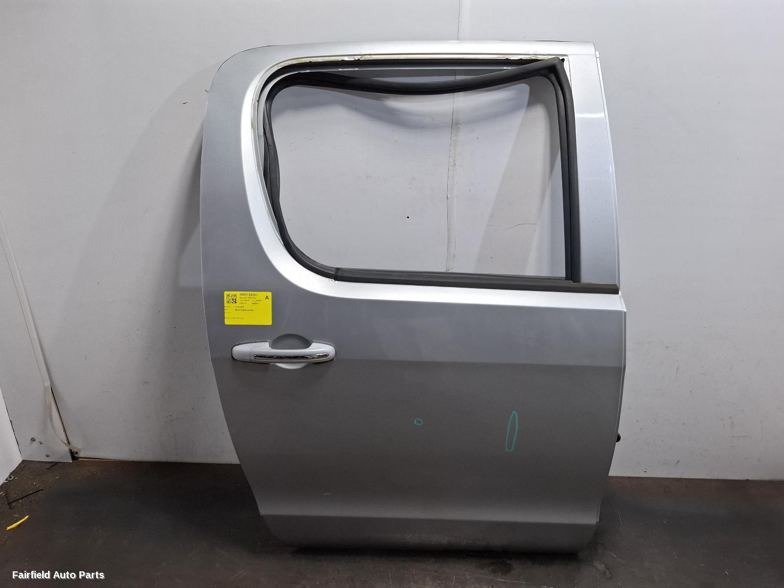 2012-2020 Foton Tunland Right Rear Door Sliding