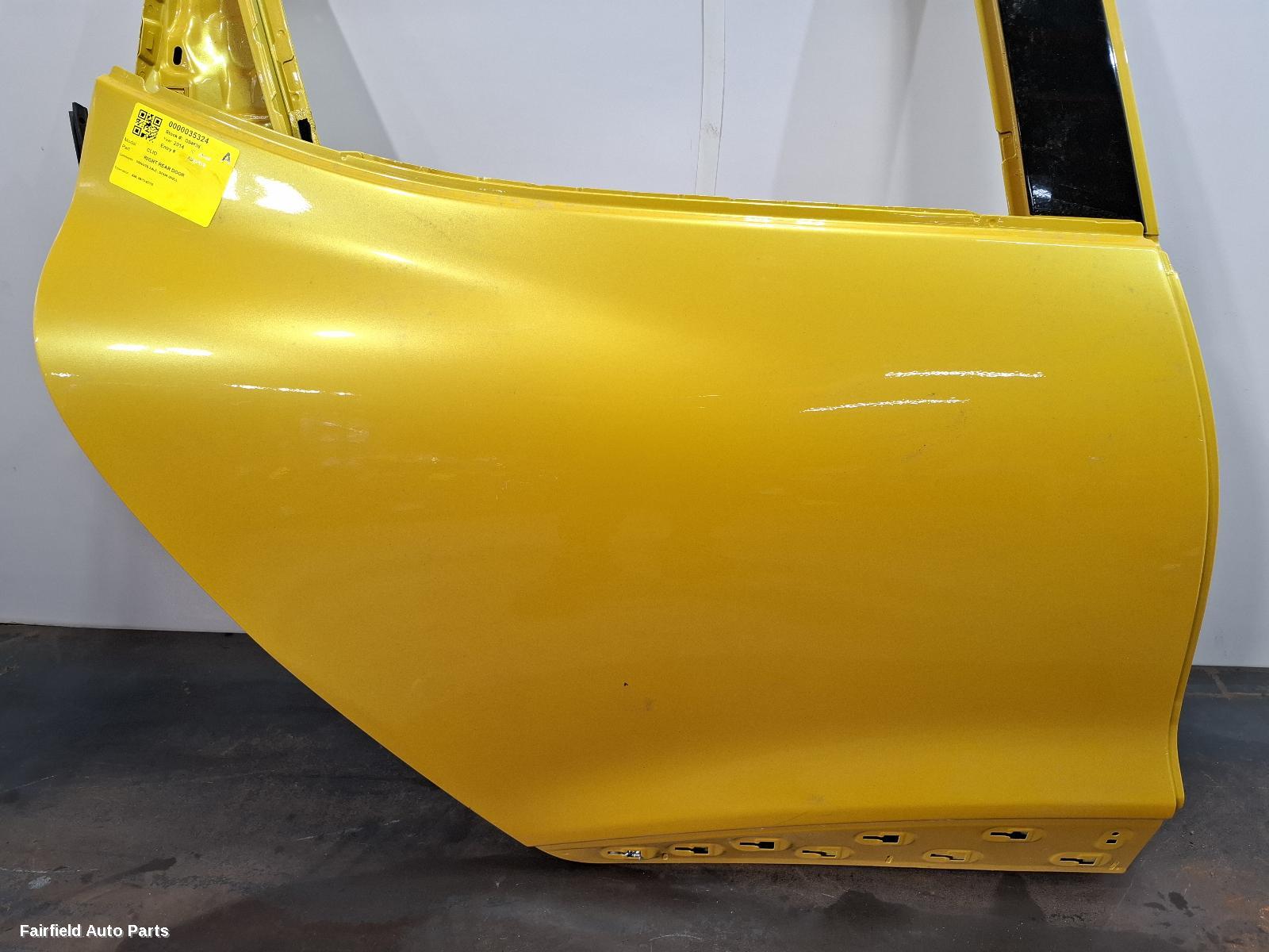 2013-2016 Renault Clio Right Rear Door Sliding