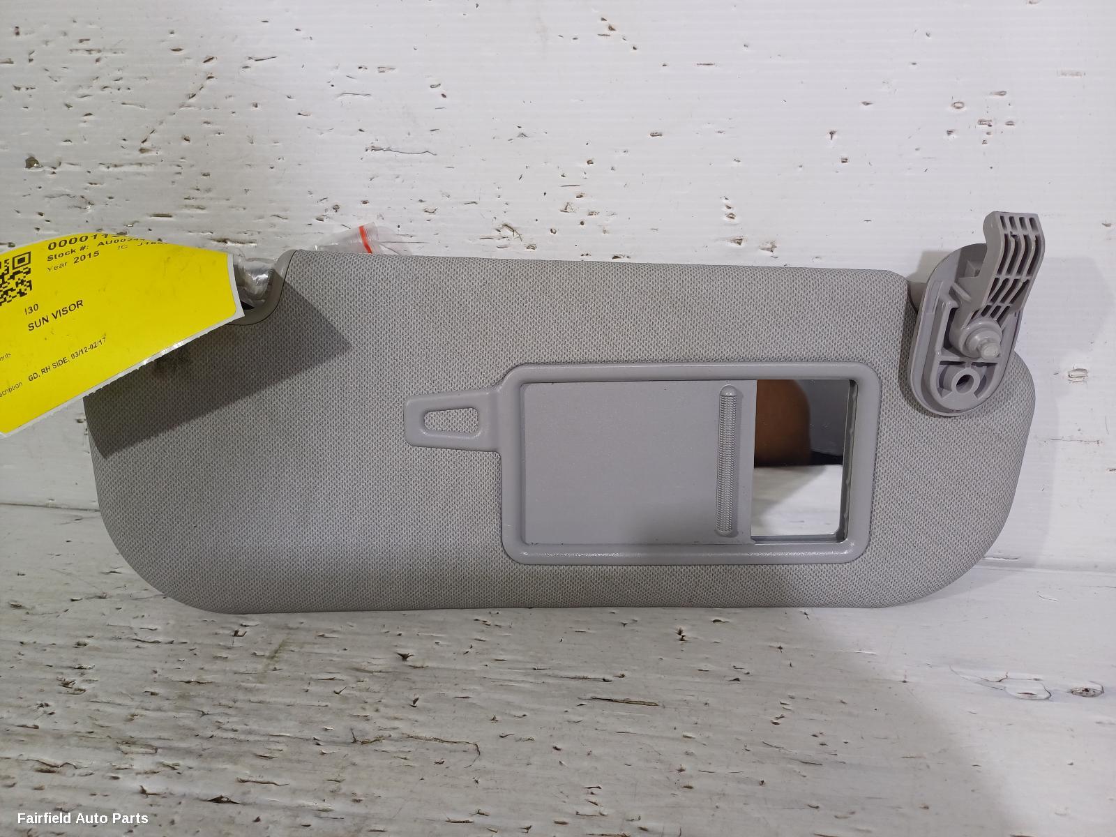 2012-2017 Hyundai I30 Sunvisor