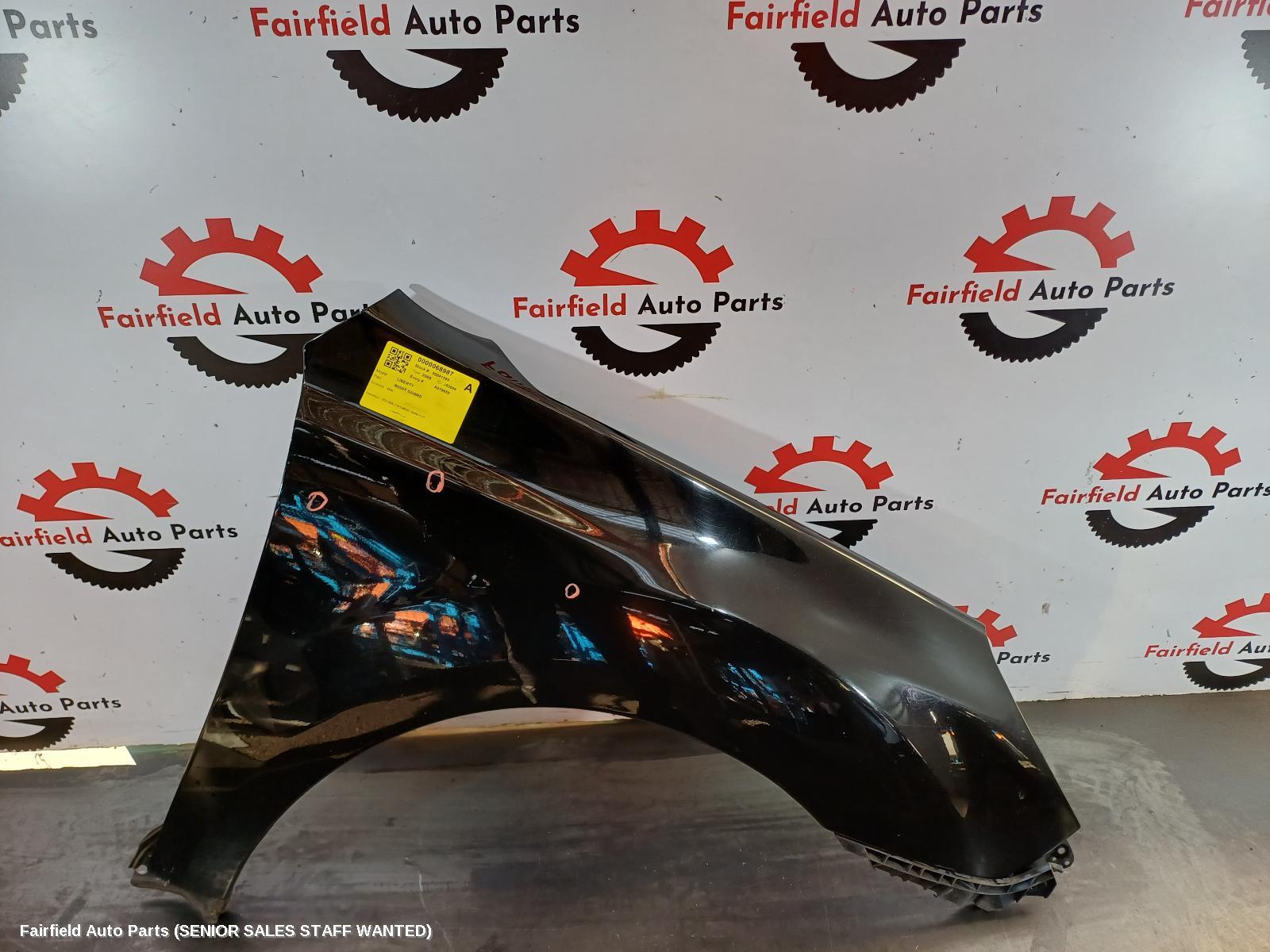 2009 Subaru Liberty Right Guard