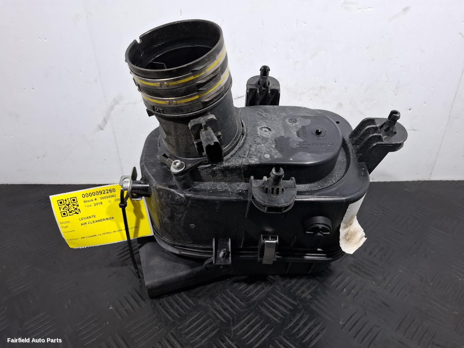 2016-2024 Maserati Levante Air Cleaner Box