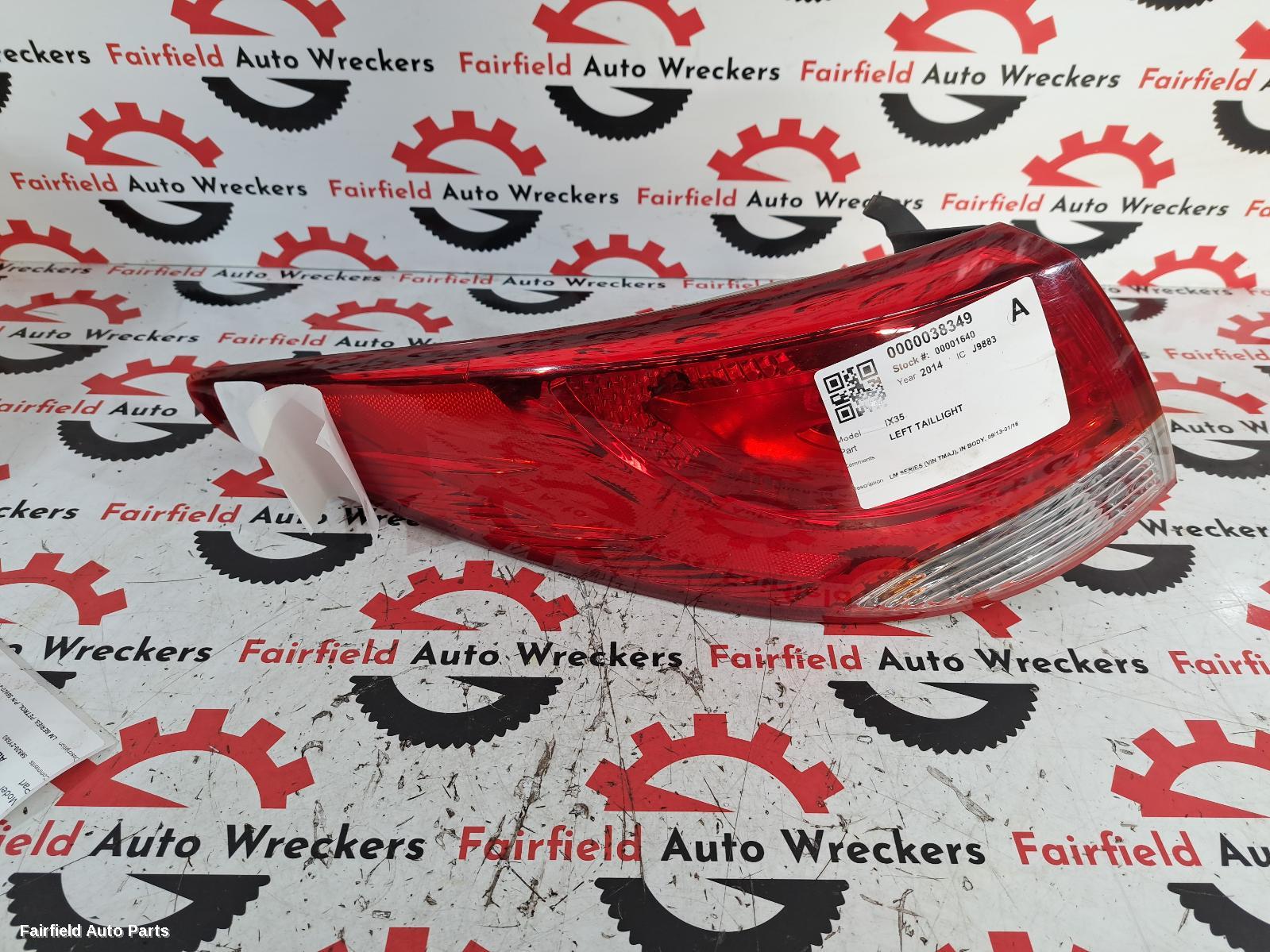 2014 Hyundai Ix35 Left Taillight