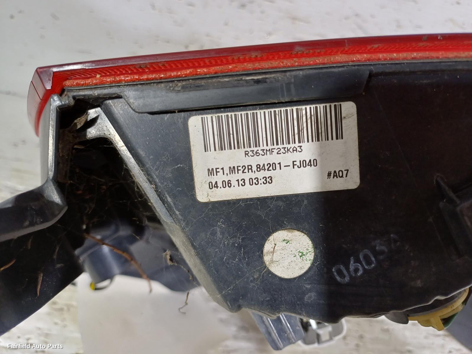 2011-2015 Subaru Xv Right Taillight