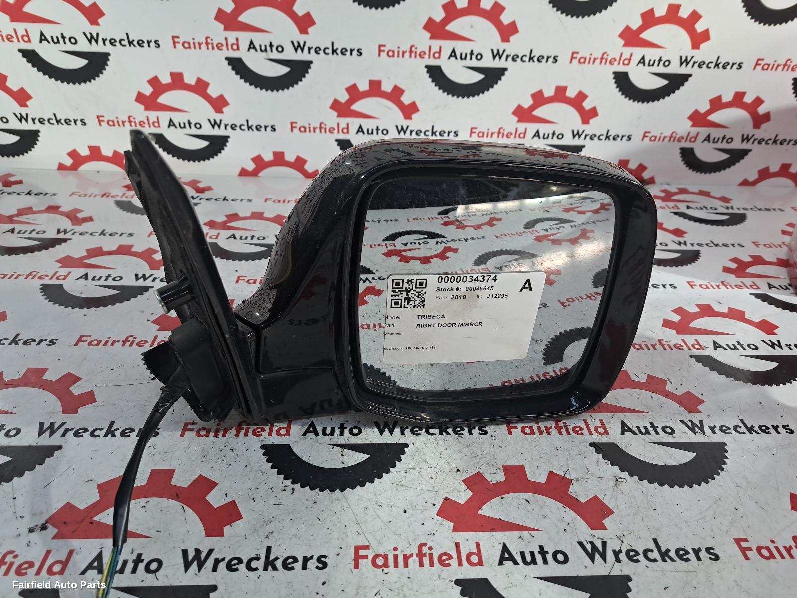 2006-2014 Subaru Tribeca Right Door Mirror