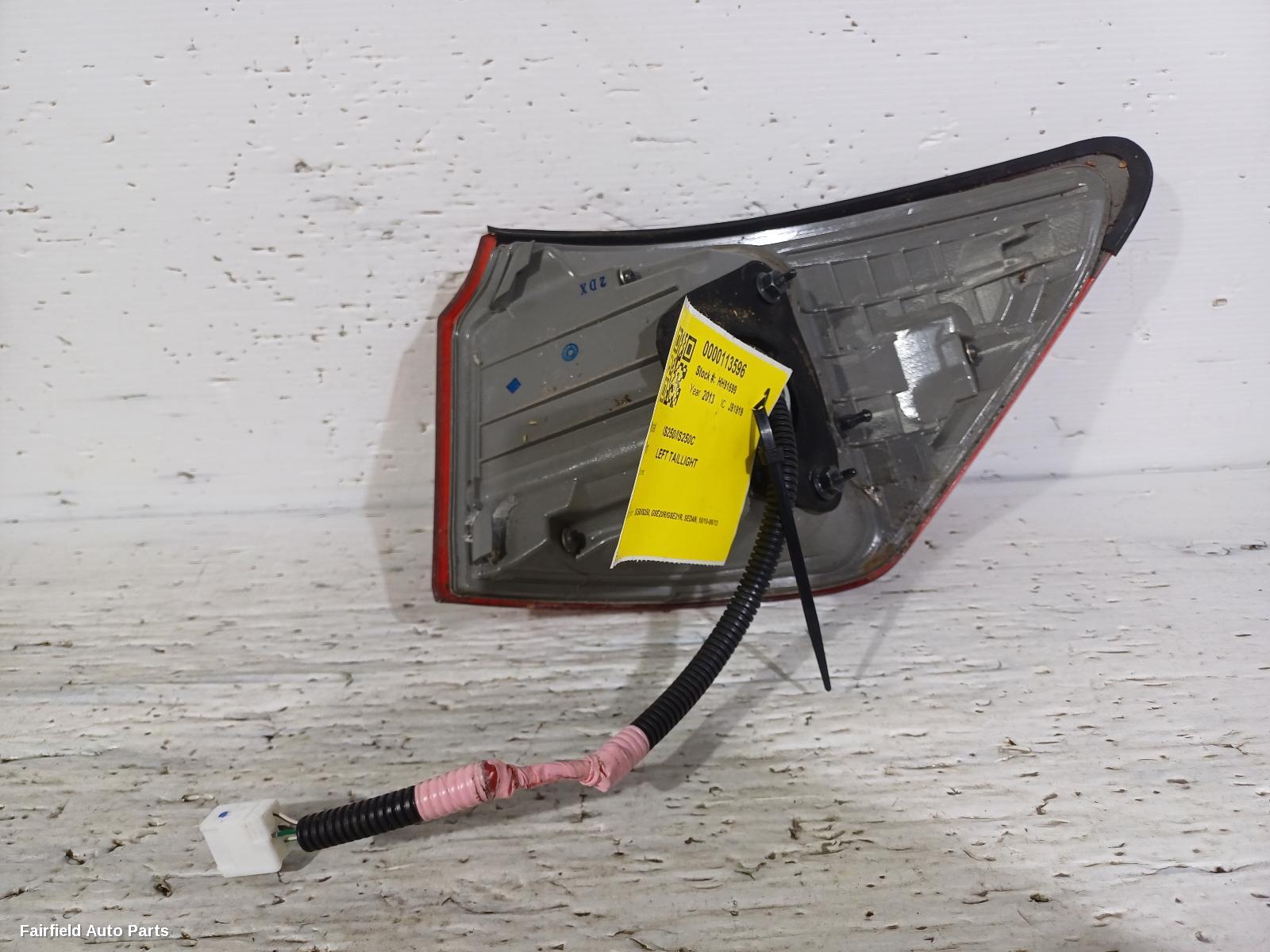 2010-2013 Lexus Is250/is250c Left Taillight