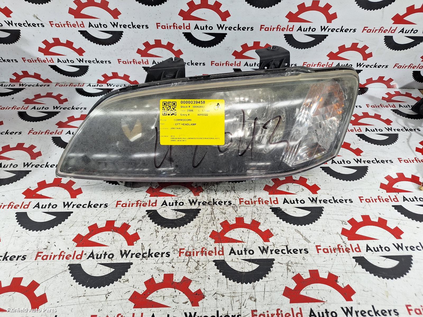 2006 Holden Commodore Left Headlamp