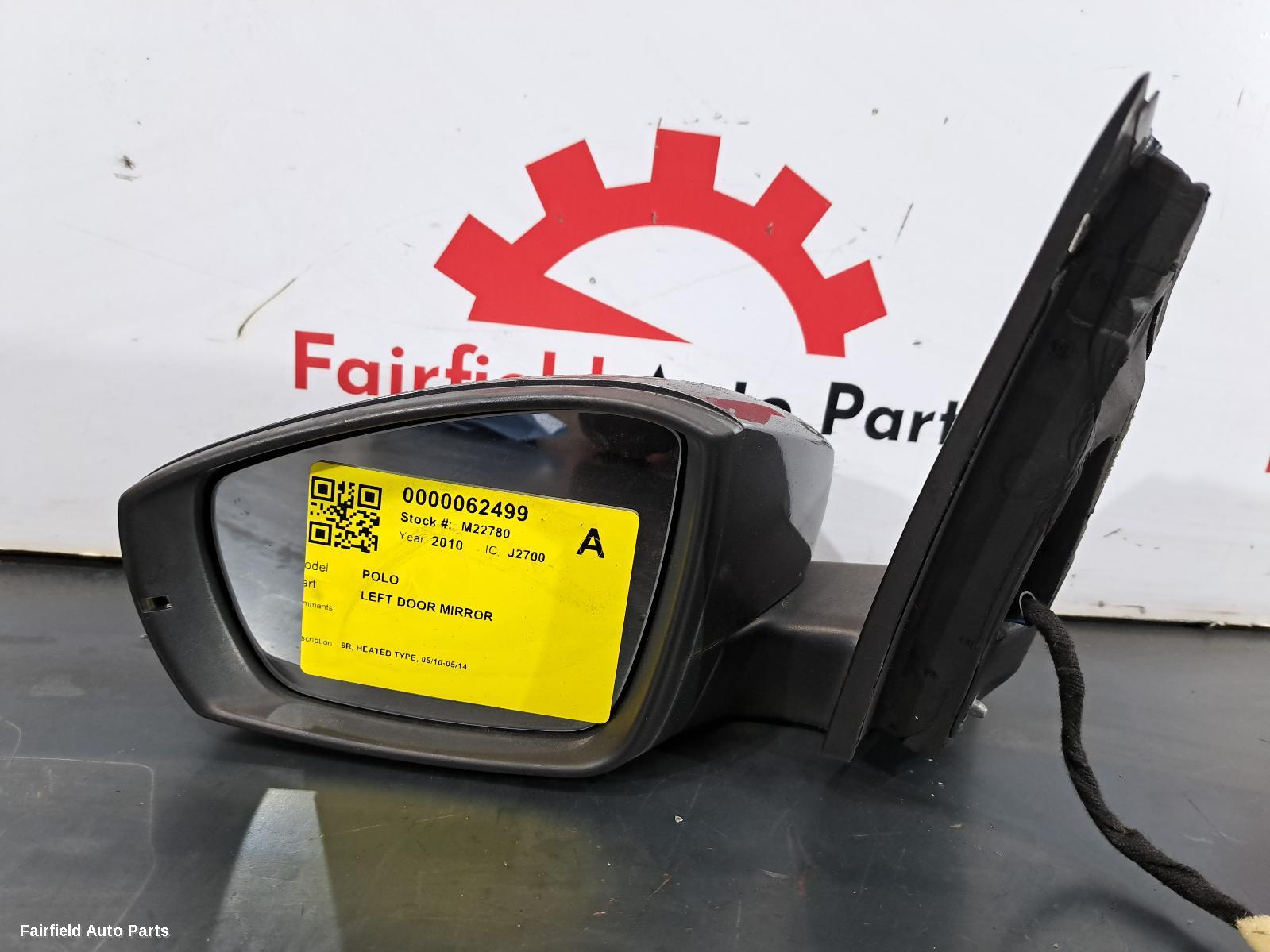 2010-2014 Volkswagen Polo Left Door Mirror