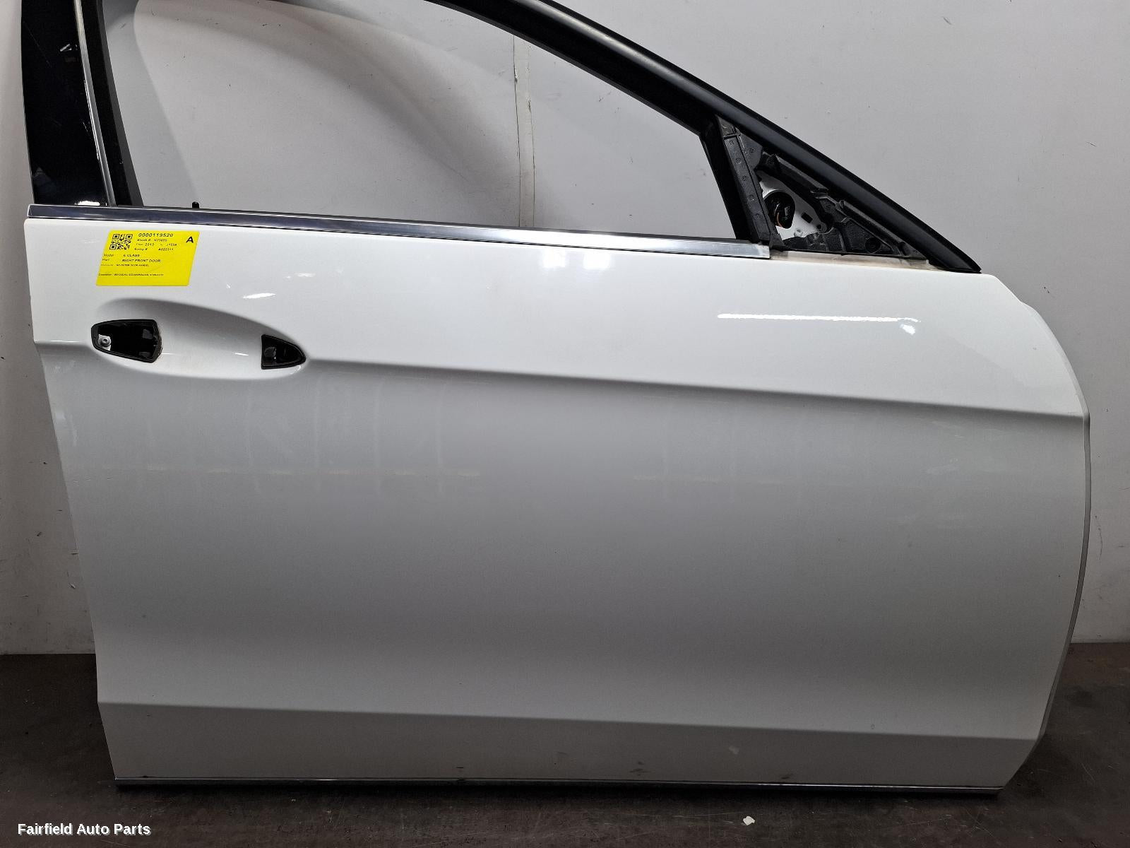 2009-2013 Mercedes E Class Right Front Door