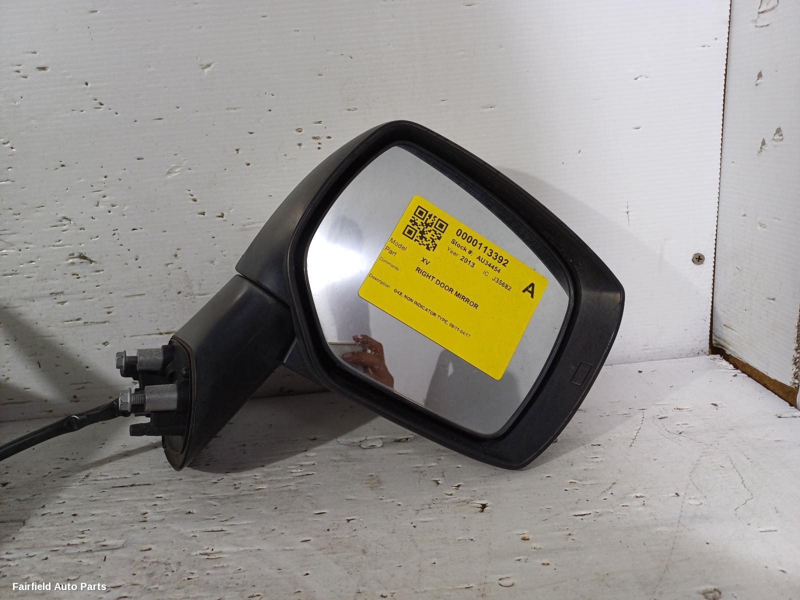 2011-2017 Subaru Xv Right Door Mirror