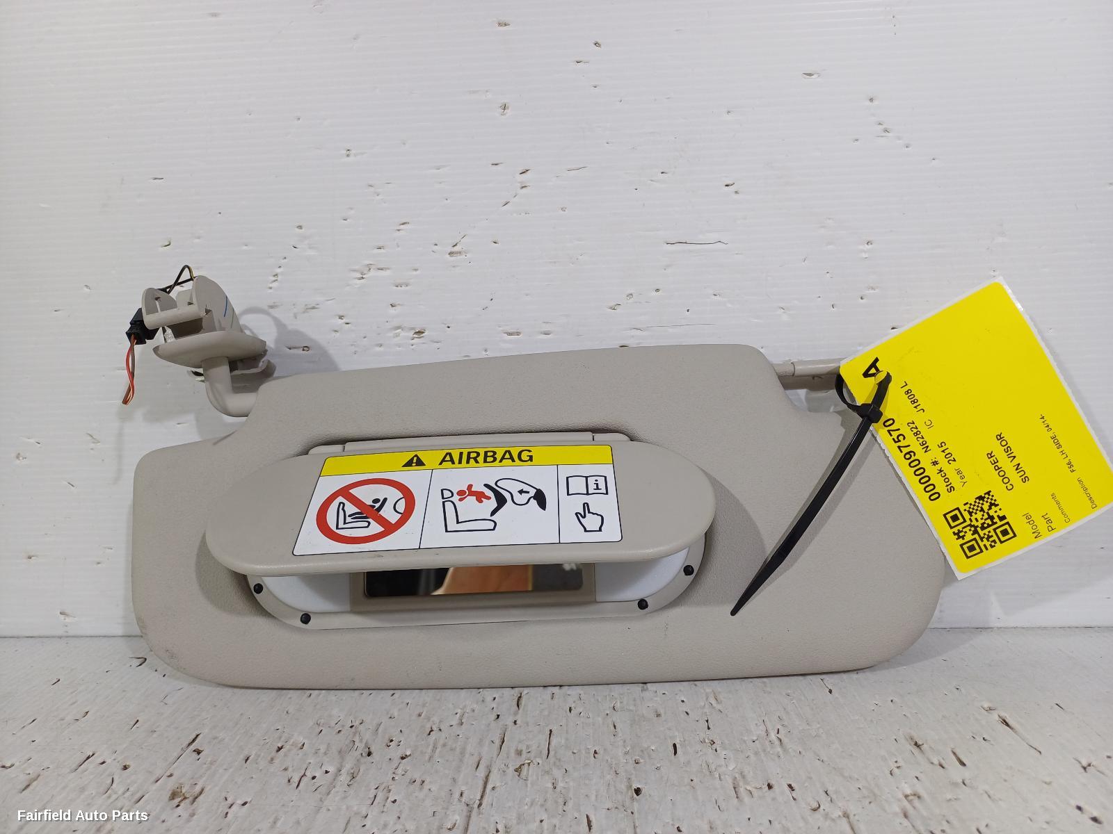 2014-2023 Mini Cooper Sunvisor