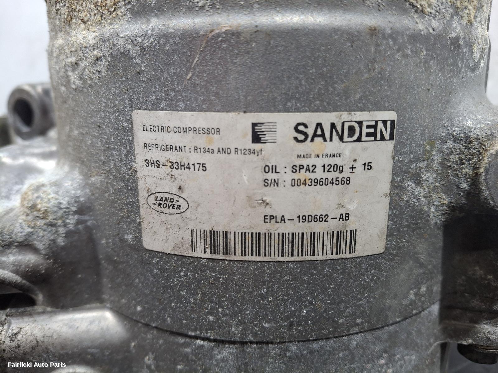 2013-2022 Land Rover Rangerover Sport A C Compressor