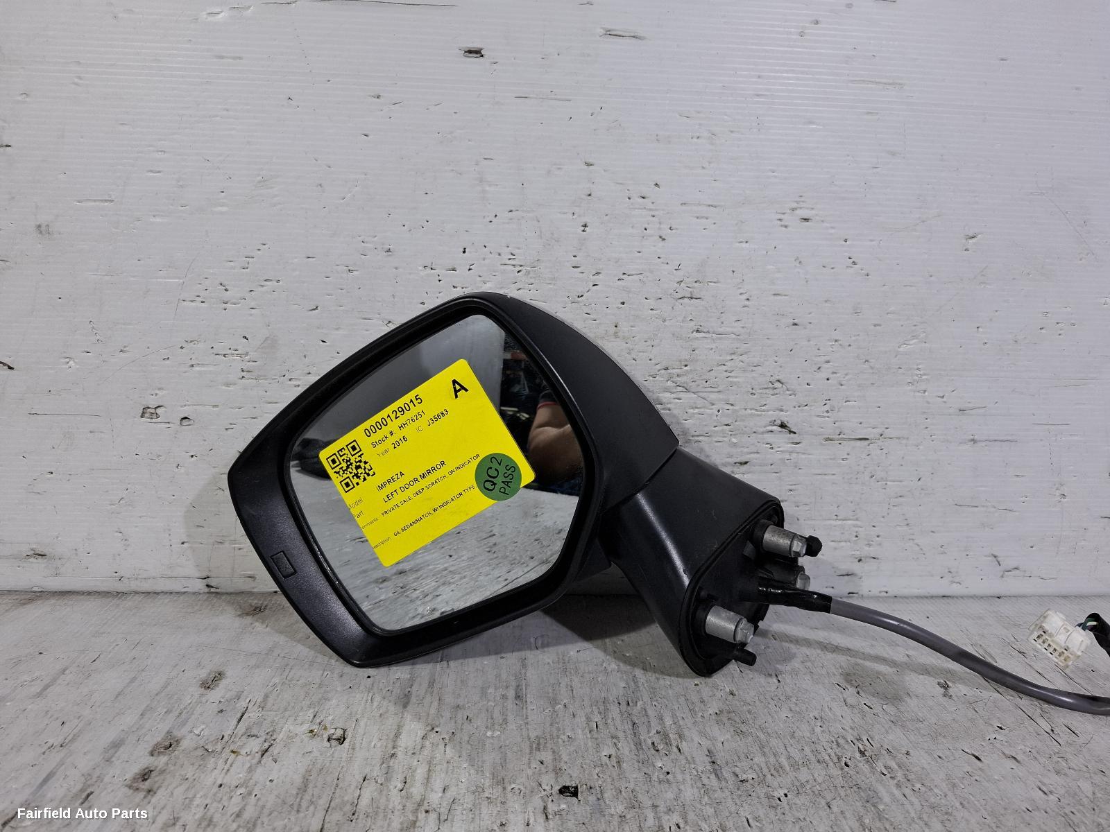 2011-2017 Subaru Impreza Left Door Mirror