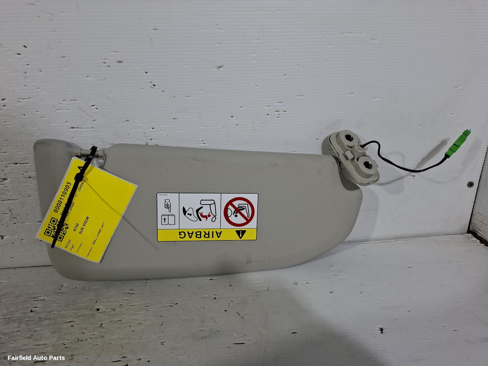 2017-2025 Volvo Xc60 Sunvisor