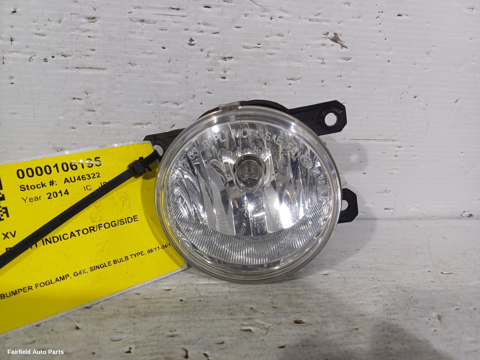 2011-2017 Subaru Xv Right Indicator Fog Side