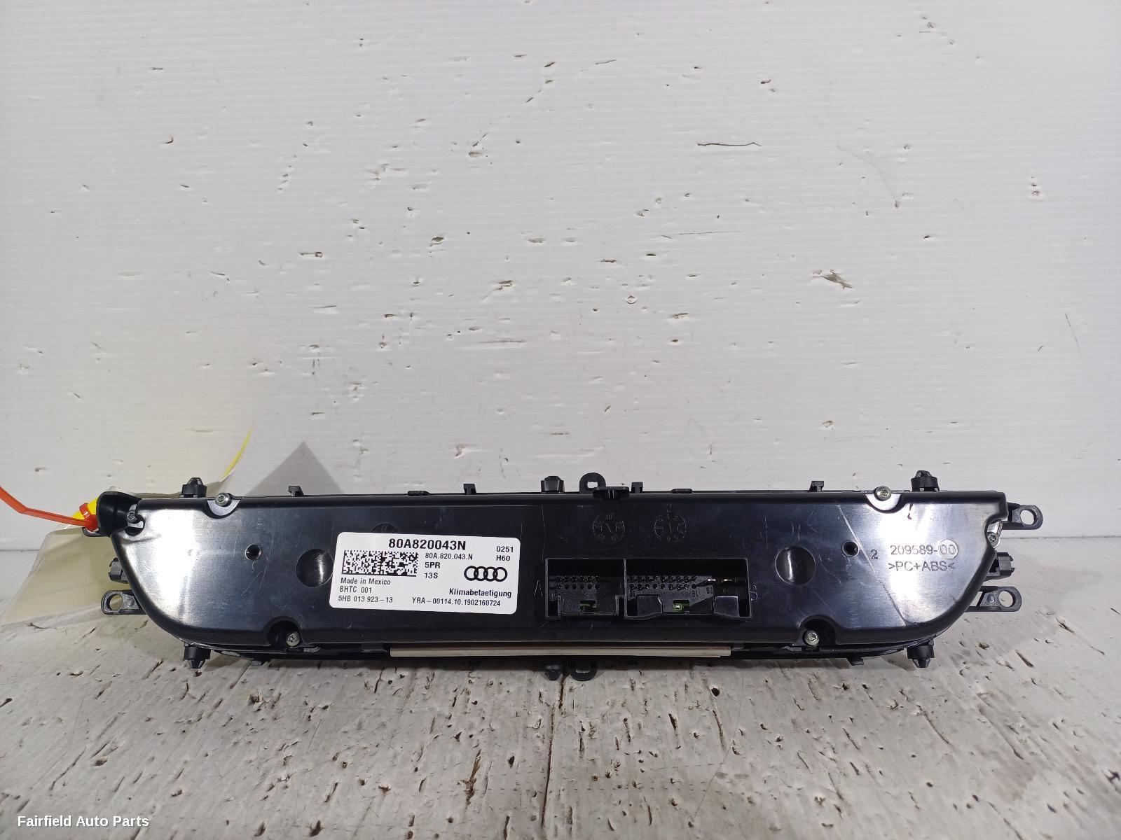 2017-2025 Audi Q5 Heater Ac Controls